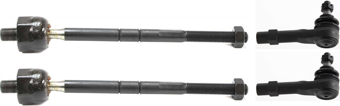 AM B2300-01-09 B4000-98-09 FRONT TIE ROD END RH AND LH Inner and Outer SKU SET REPF282101-4 OEM 385023-1014839-2693049-4011711