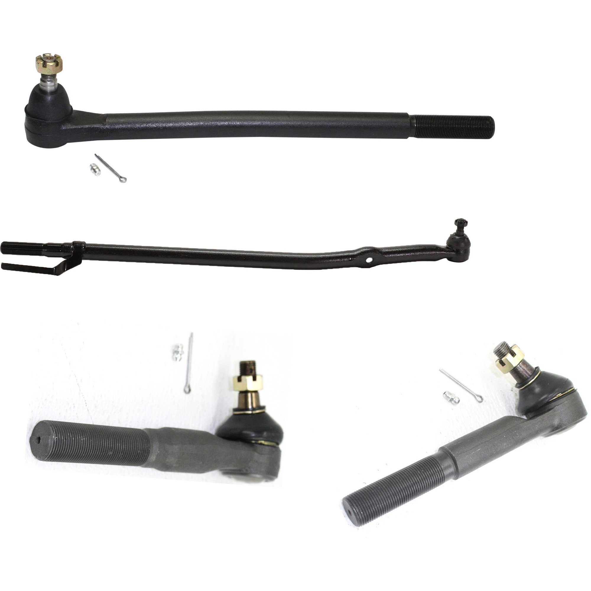 AM F SUPER DUTY PICKUP 99-04 EXCURSION 00-05 FRONT TIE ROD RH AND LH Inner and Outer 2WD SKU SET REPF282115-4 OEM 2695159-4051096-4051096B 45A20