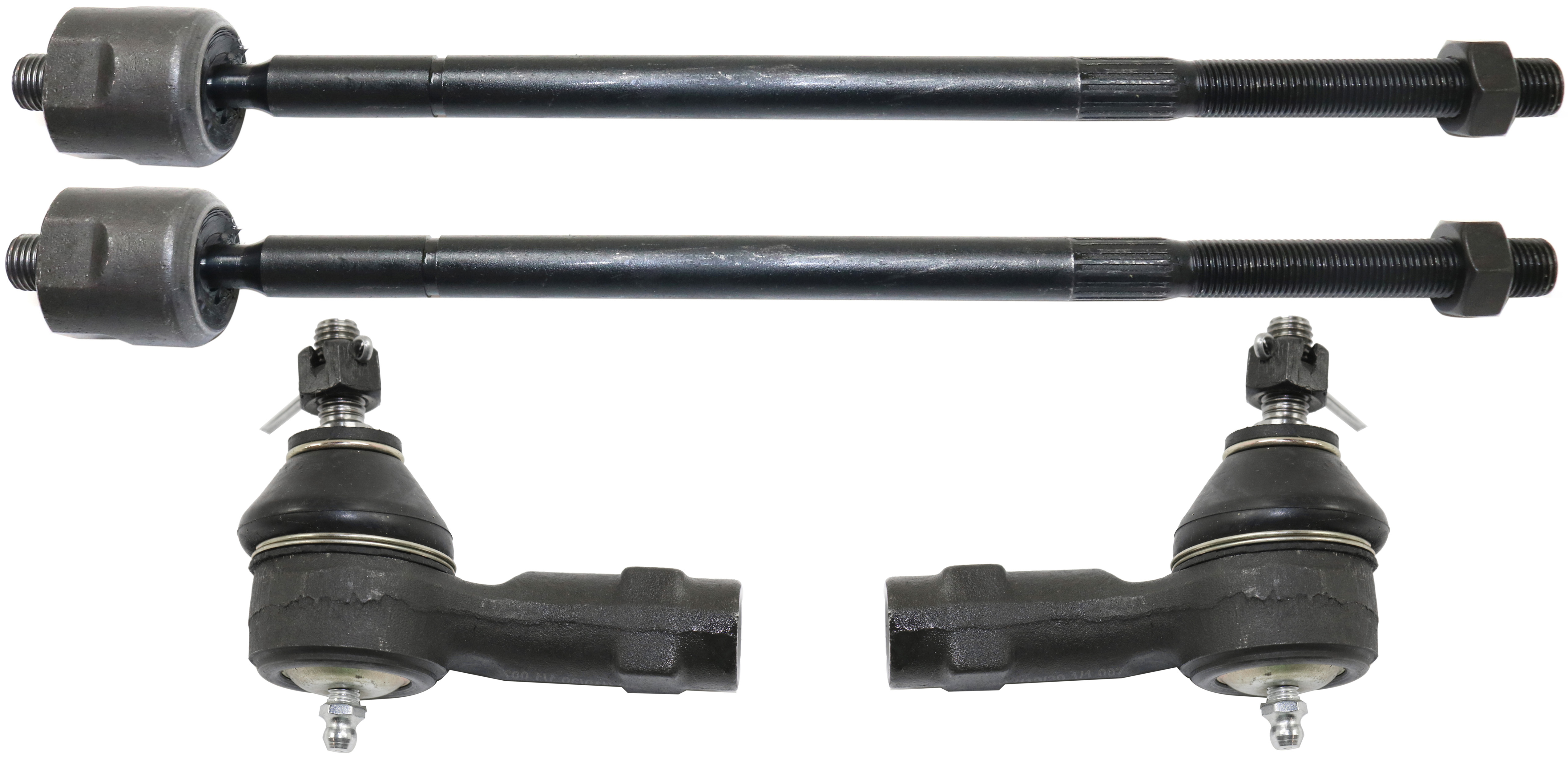 AM FOCUS 09-11 FRONT TIE ROD END RH AND LH Inner and Outer SKU SET REPF282152-4 OEM 8S4Z3A130A 8S4Z3A130B 9S4Z3280