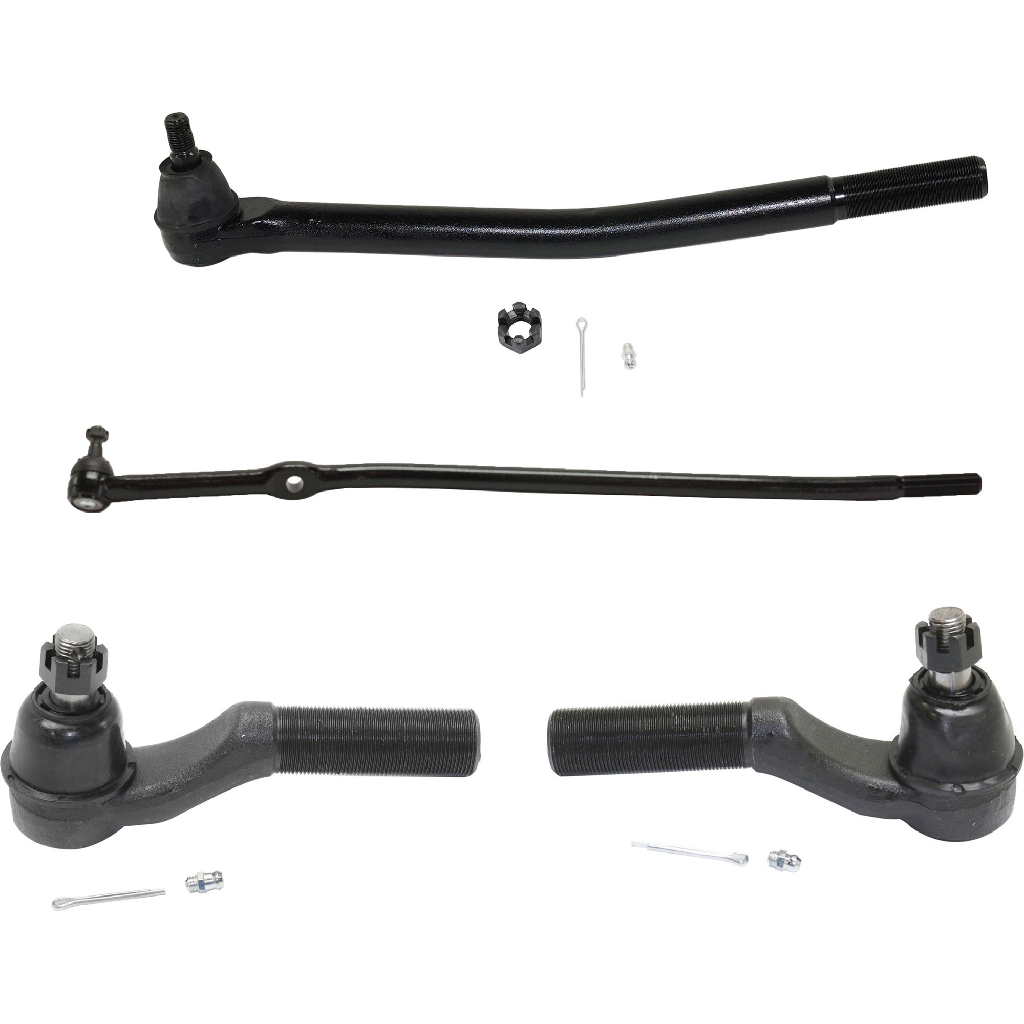 AM E 150 E 250-07-14 E 350 E 450 SUPER DUTY 08-19 FRONT TIE ROD RH AND LH Inner and Outer SKU SET REPF282170-4 OEM 4051226-8C2Z3A130D ES4609 JTE1