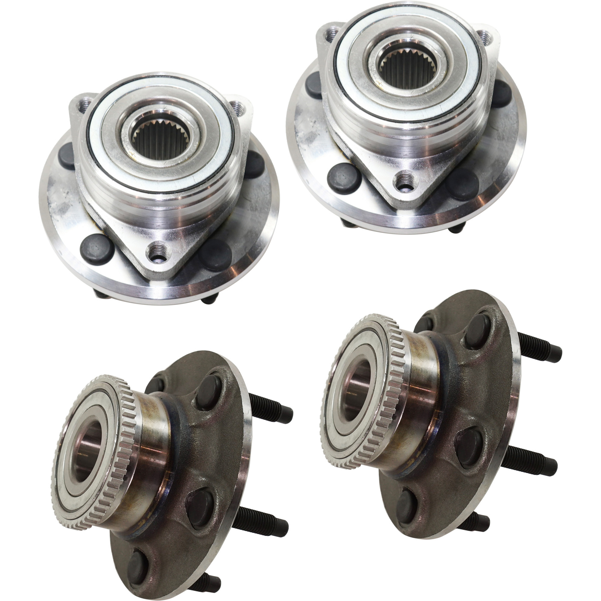 AM SABLE TAURUS 00-00 FRONT AND REAR HUB ASSEMBLY RH AND LH 4 Wheel ABS SKU SET REPF283705-4 A OEM 3F1Z1104BA