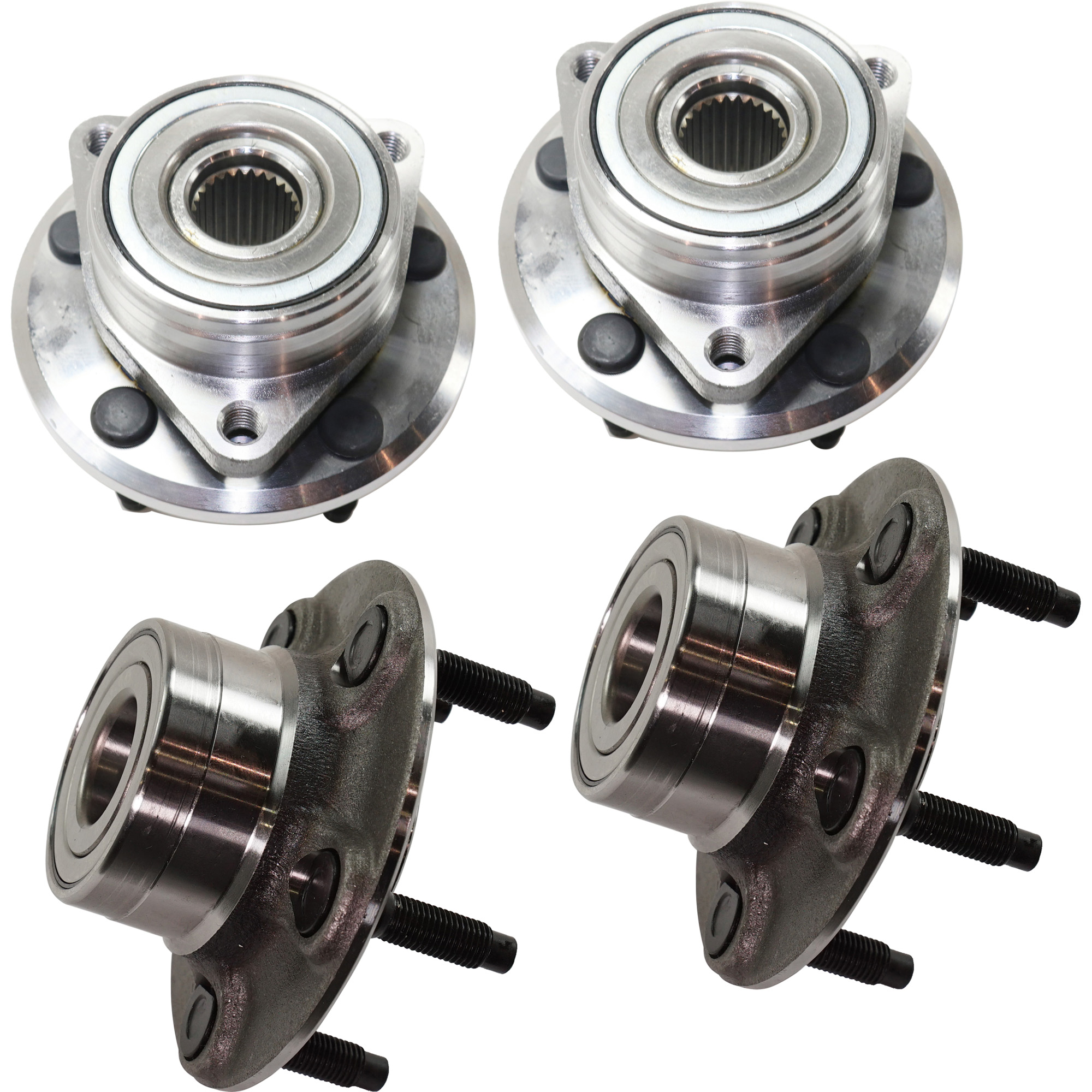 AM SABLE 96-05 TAURUS 96-07 FRONT AND REAR HUB ASSEMBLY RH AND LH SKU SET REPF283705-4 B OEM 102488-512164-712164-7250253-4