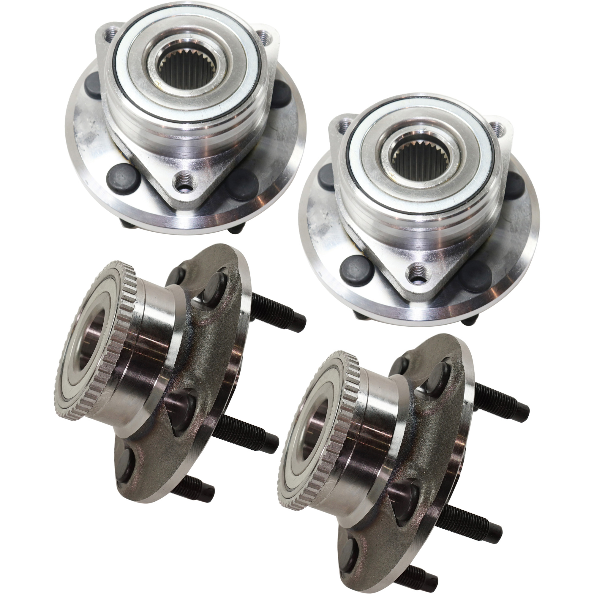 AM SABLE 01-05 TAURUS 01-07 FRONT AND REAR HUB ASSEMBLY RH AND LH 4 Wheel ABS SKU SET REPF283705-4 OEM 3F1Z1104BA