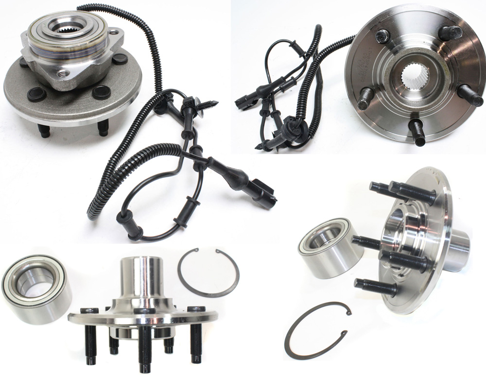 AM EXPLORER MOUNTAINEER 02-05 FRONT AND REAR HUB ASSEMBLY RH AND LH SKU SET REPF283717-4 OEM 4L2Z1104AA 721000-7250177-1L24