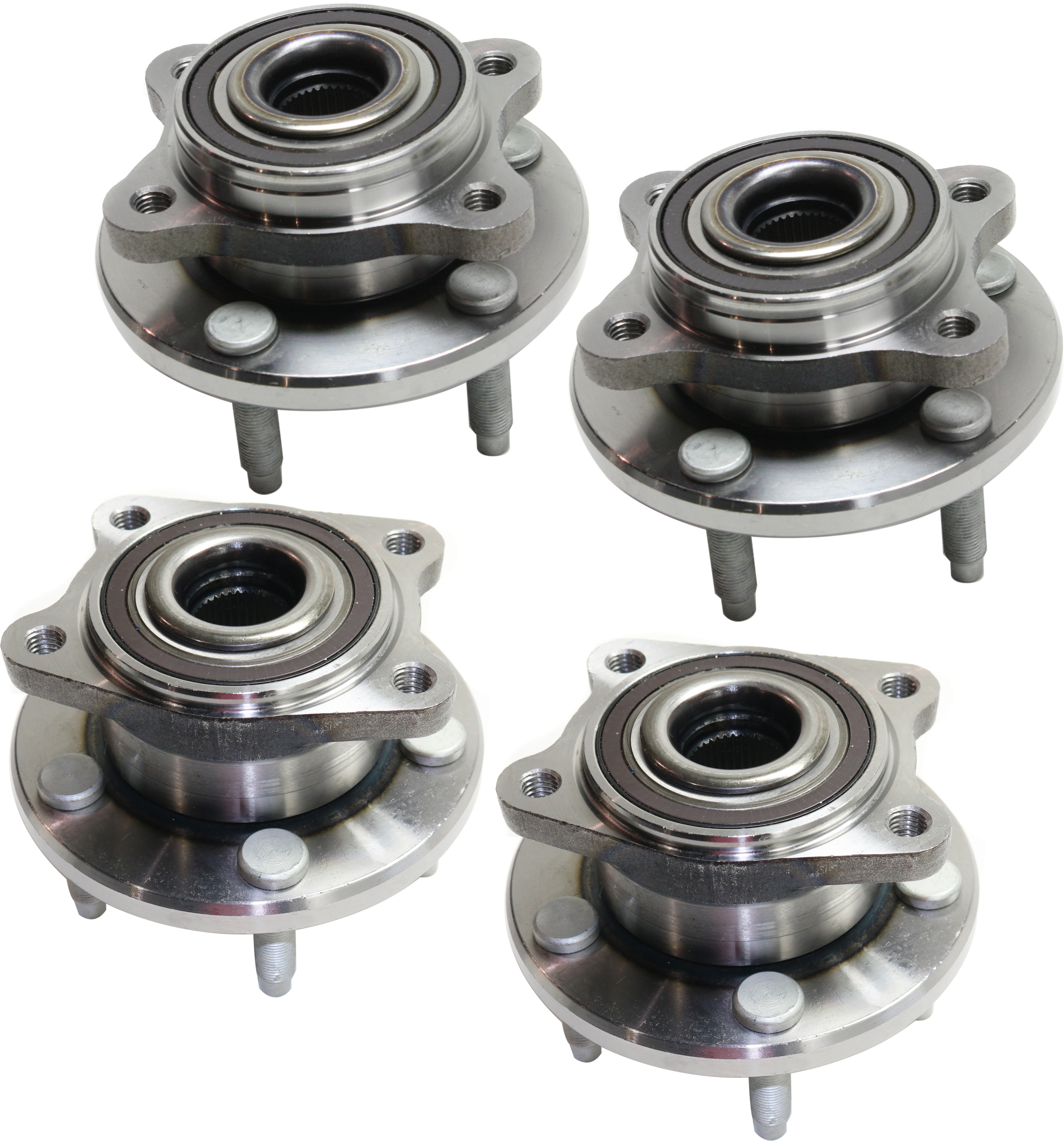 AM FIVE HUNDRED 05-07 TAURUS 08-09 FRONT AND REAR HUB ASSEMBLY RH and LH Set of 4 AWD SKU SET REPF283718-4 OEM 8F9Z1104A 8F9Z1104C