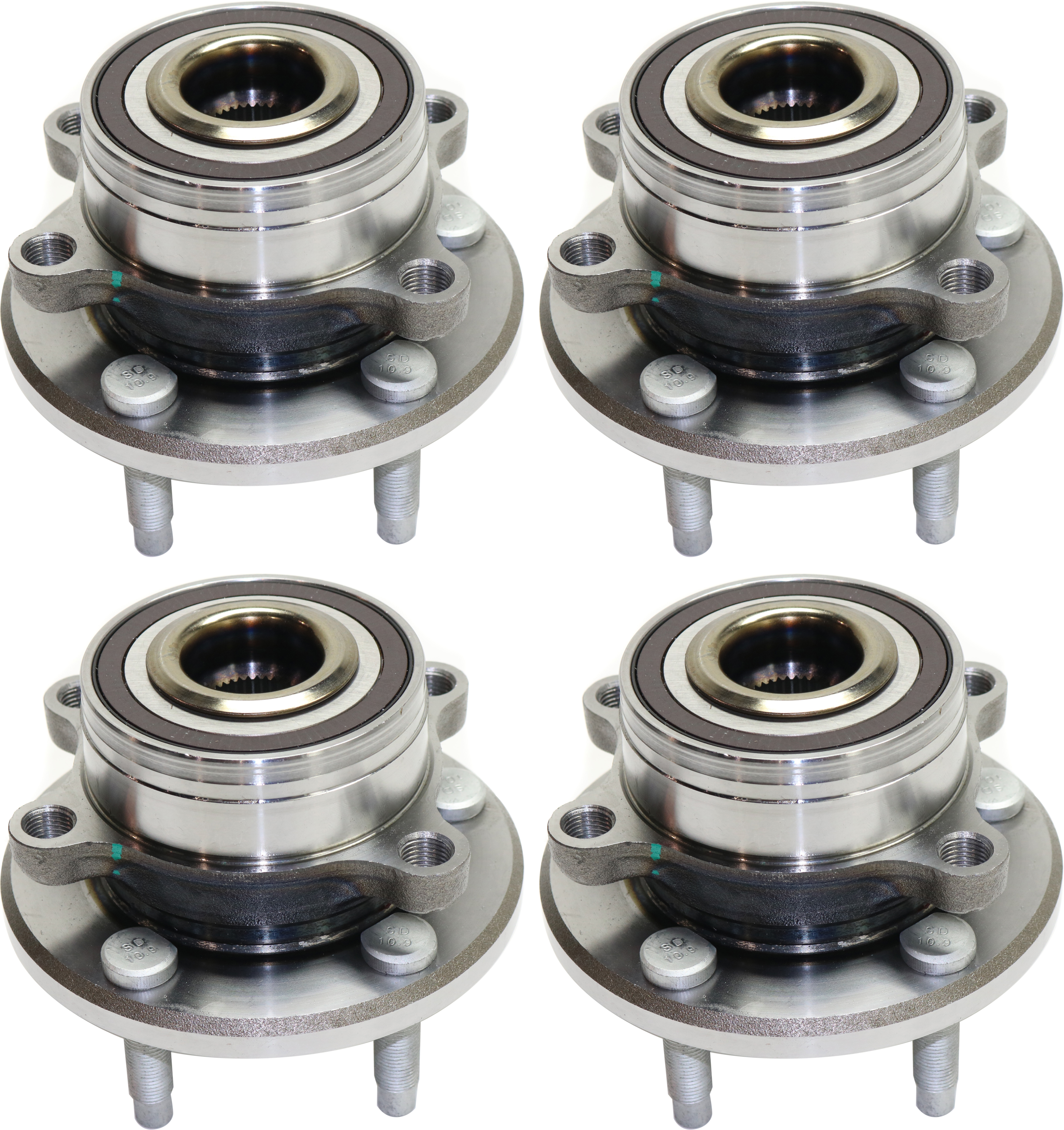 AM EXPLORER 11-12 POLICE INTERCEPTOR UTILITY 13-19 FRONT AND REAR HUB ASSEMBLY RH AND LH 5 Lugs SKU SET REPF283738-4 OEM BB532C300AC BB5Z1104A BR930380