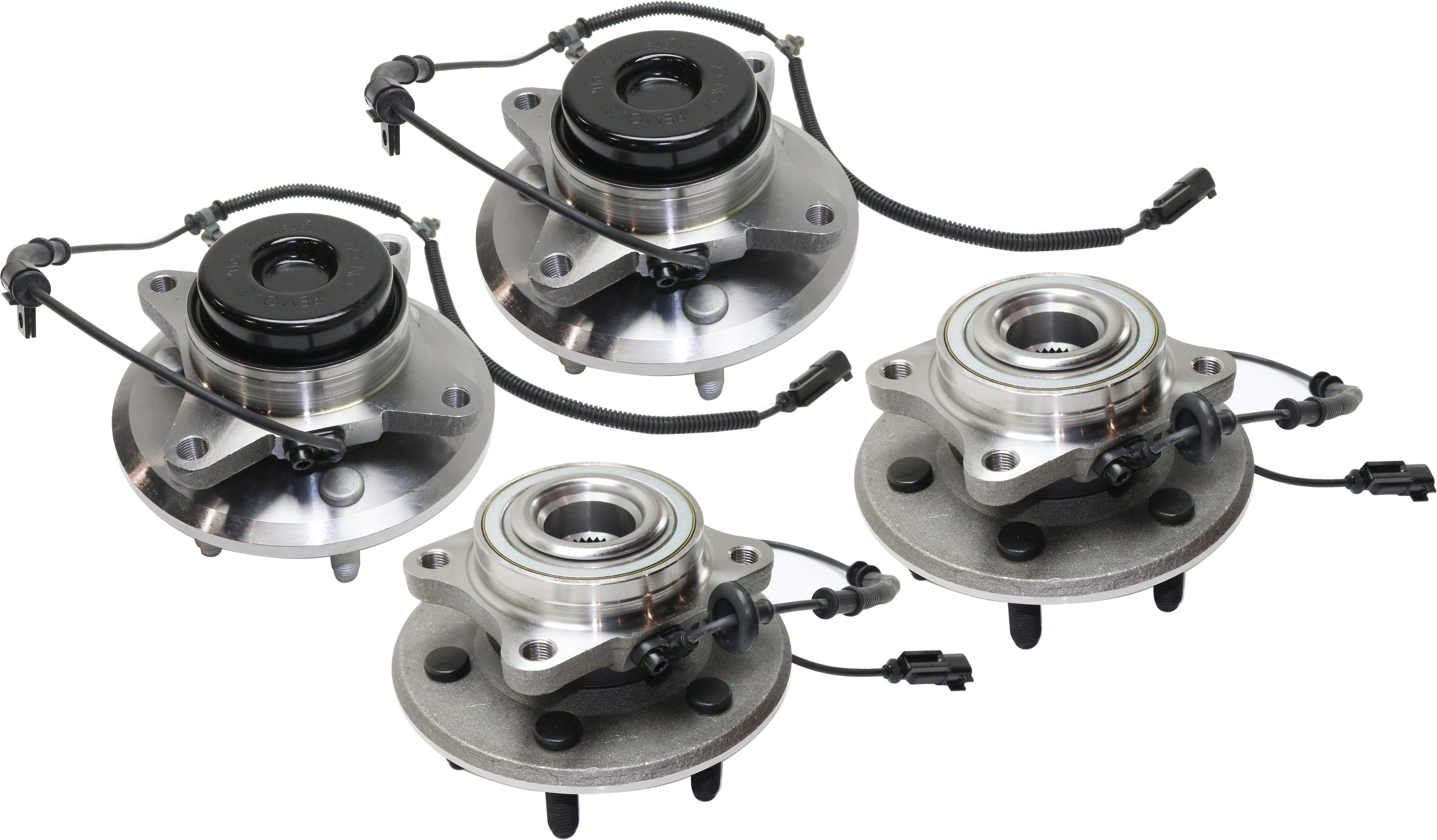 AM EXPEDITION NAVIGATOR 11-14 FRONT AND REAR HUB ASSEMBLY RH AND LH 6 Studs RWD SKU SET REPF283741-4 OEM 102766 BL3Z1104B BR930687 BR93