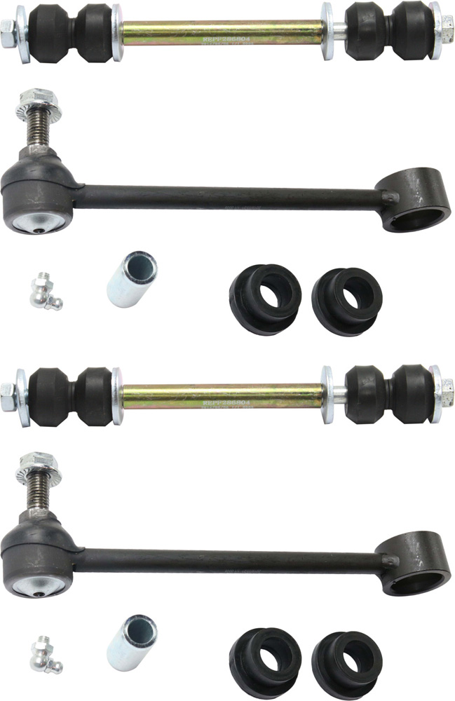 AM TAHOE YUKON 00-06 SUBURBAN 2500-02-13 FRONT AND REAR SWAY BAR LINK RH AND LH Set of 4 SKU SET REPF286804-4 OEM 18391-2651634-5451425-10386415