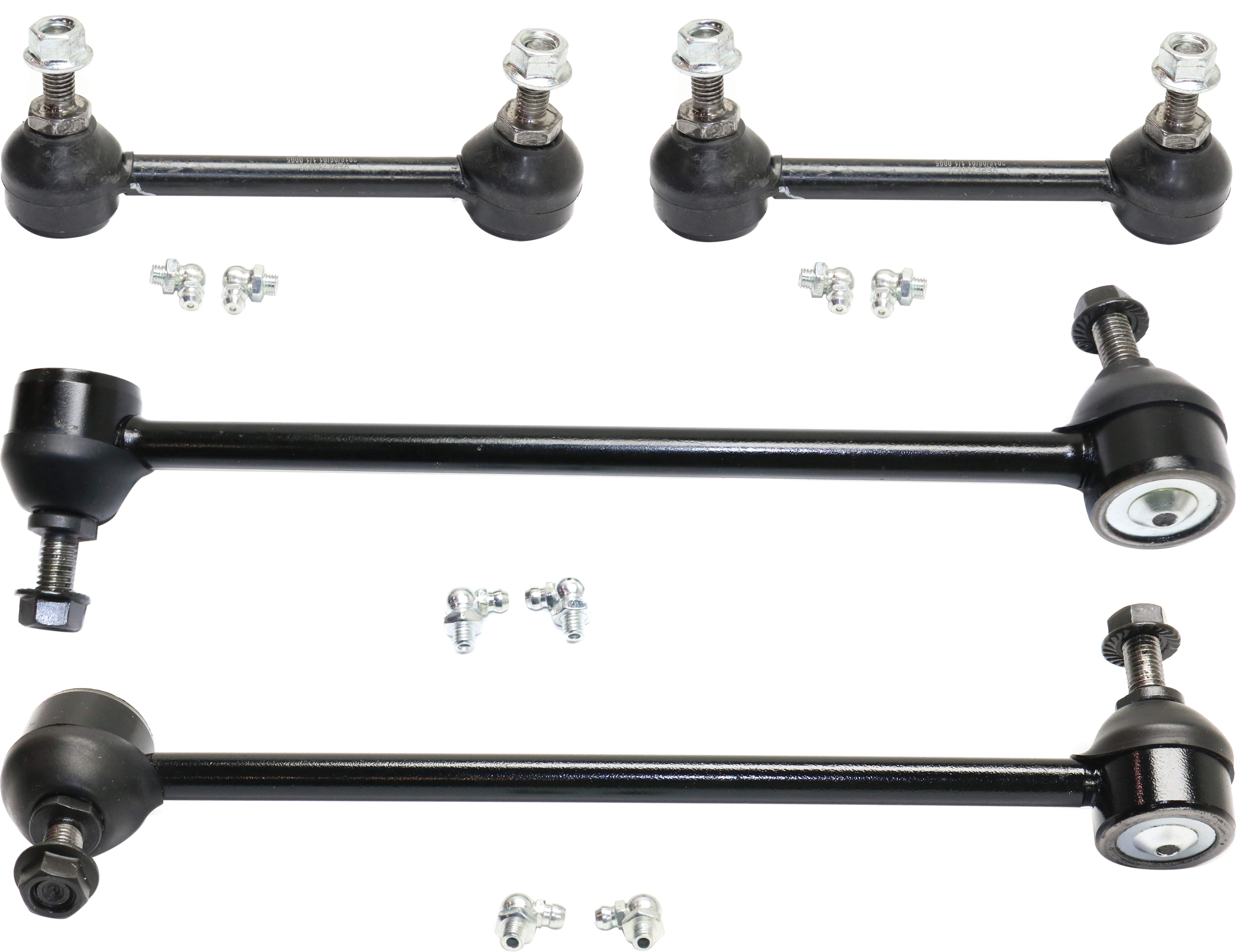 AM FIVE HUNDRED 05-07 SABLE 08-09 FRONT AND REAR SWAY BAR LINK RH AND LH Set of 4 SKU SET REPF286815-4 OEM 2651795-5451586-18750019-45G20