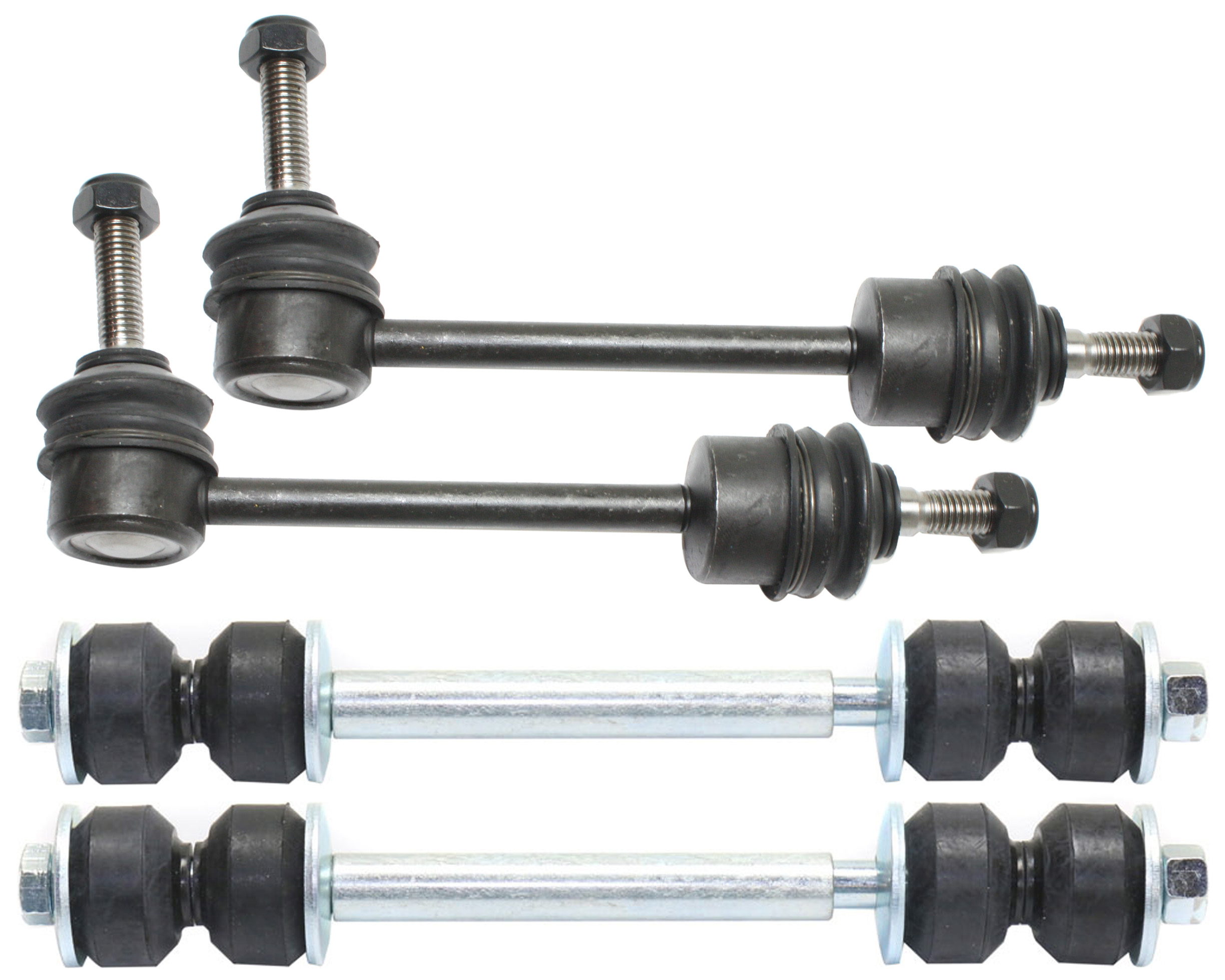 AM CROWN VICTORIA GRAND MARQUIS 95-97 FRONT AND REAR SWAY BAR LINK RH AND LH SKU SET REPF286817-4 OEM 18156-681012-2652244-5451119-4
