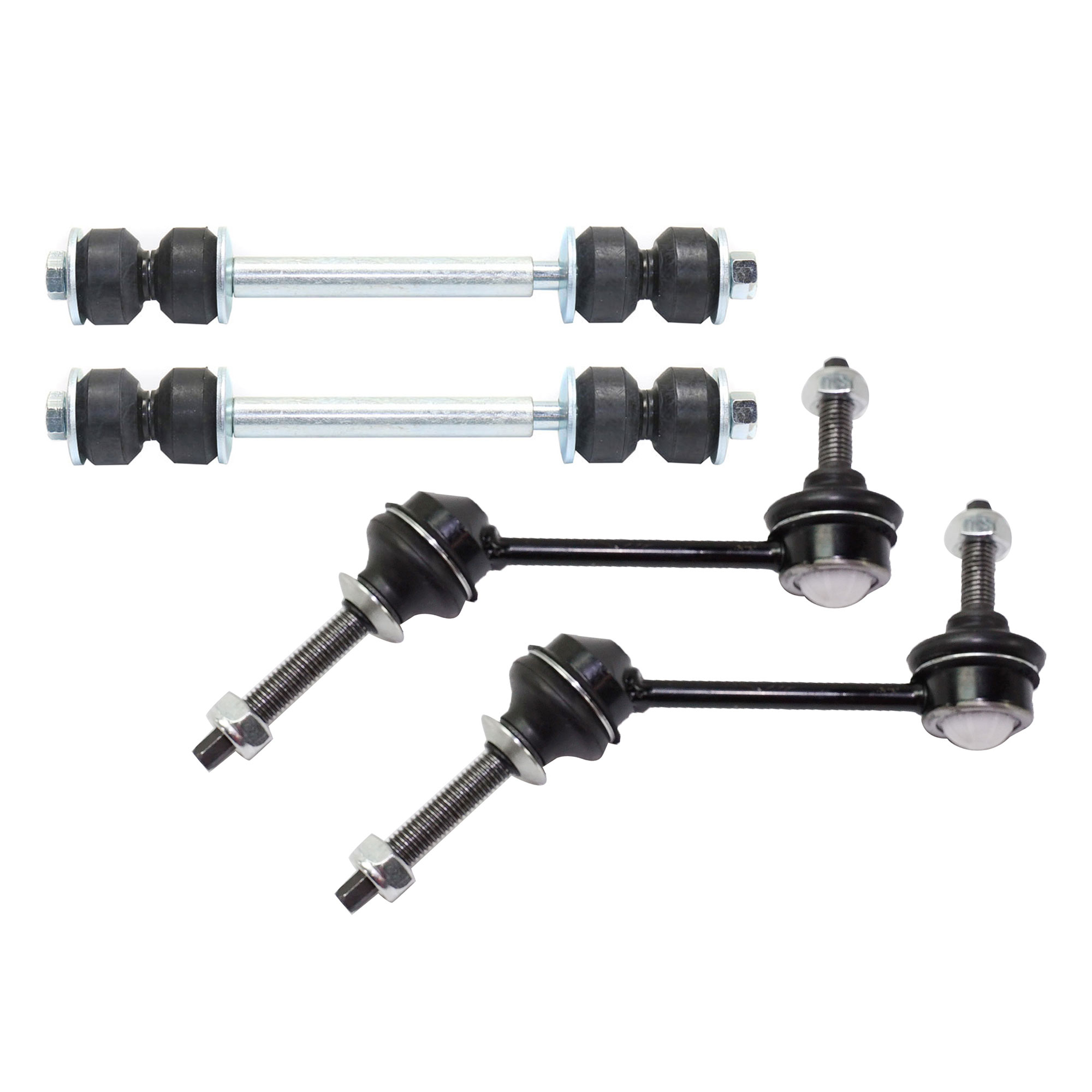AM CROWN VICTORIA 03-11 FRONT AND REAR SWAY BAR LINK RH AND LH Set of 4 SKU SET REPF286819-4 OEM 18426-2651552-5451343-3W1Z5K48