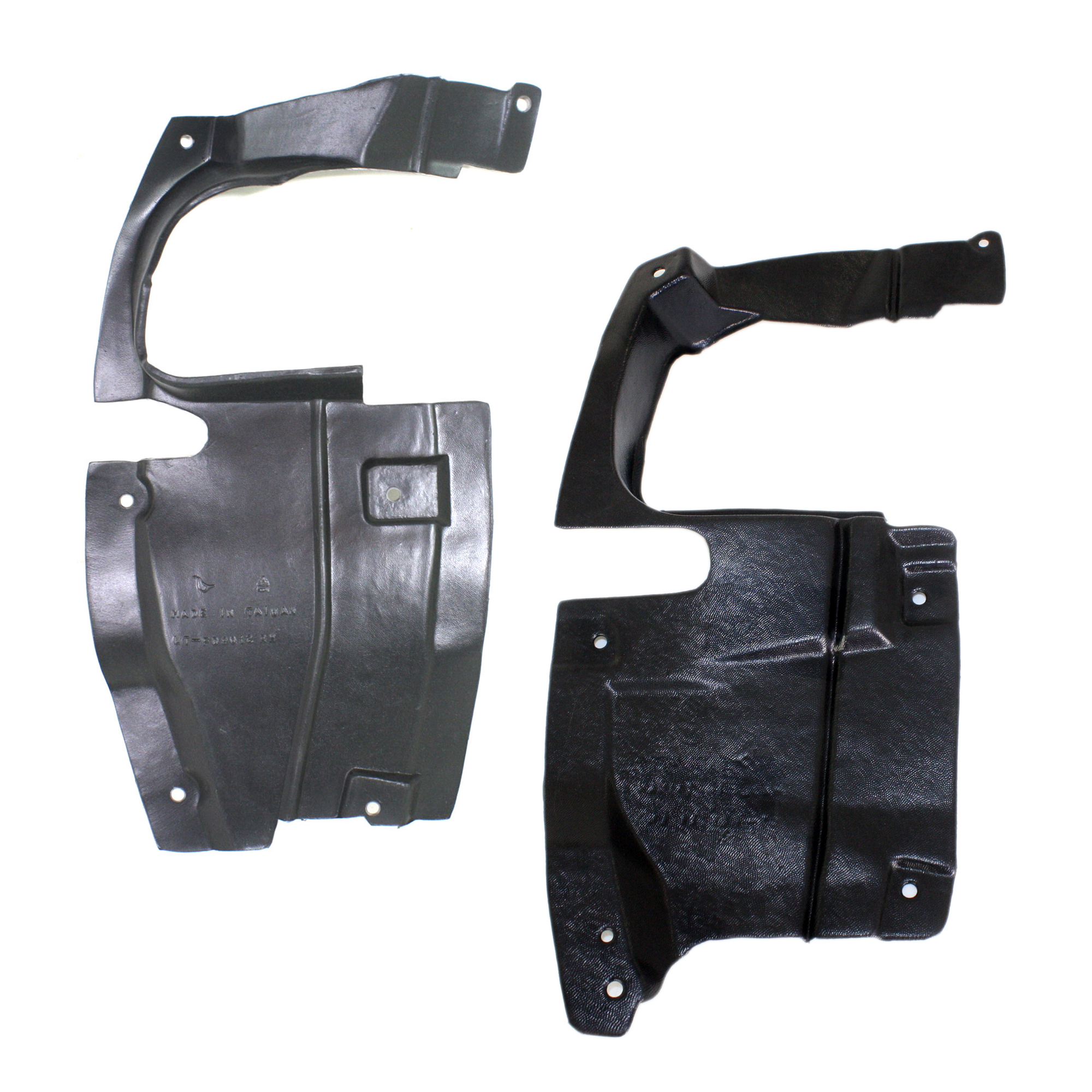 AM FUSION 06-12 ENGINE SPLASH SHIELD RH AND LH Side Cover SKU SET REPF310119 Partslink FO1251147 FO1250147 OEM 6E5Z16102B 9E5Z16103A