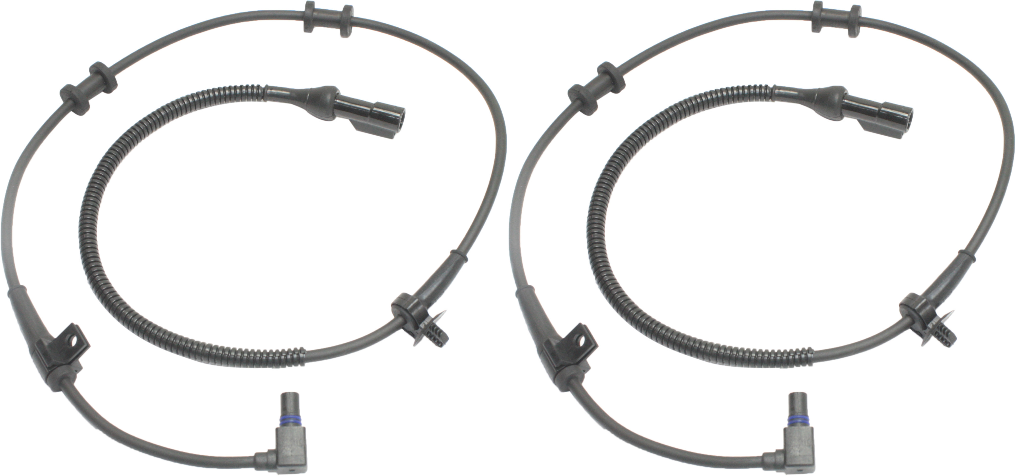 AM EXCURSION 00-05 F 250 SUPER DUTY 99-04 FRONT ABS SPEED SENSOR RH AND LH w Harness 4WD SKU SET REPF310803-2 OEM F81Z2C204BB