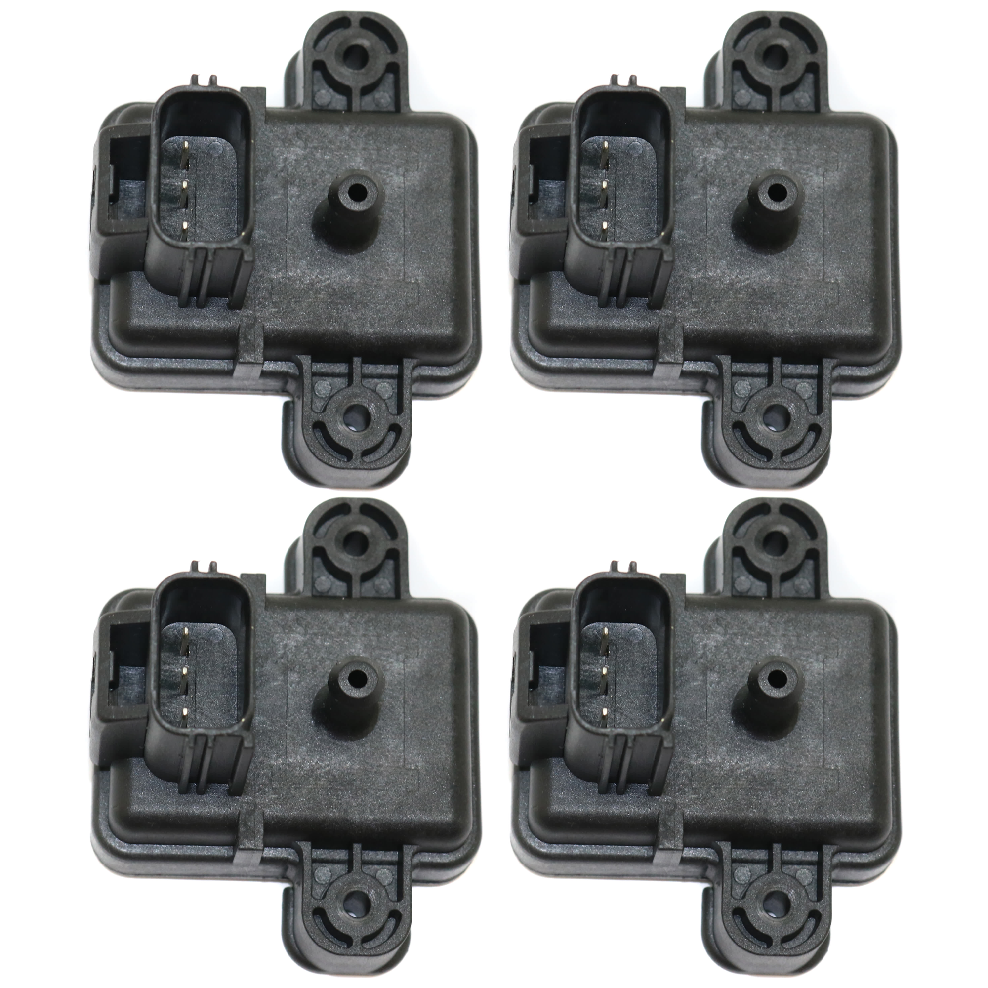 AM ECONOLINE FULL SIZE VAN 98-03 MANIFOLD ABSOLUTE PRESSURE SENSOR 8 Cyl 7.3L Eng Blade Type 3 Prong Terminal Female Connector Set of 4 SKU SET REPF315204-4 OEM F8UZ9F479BA