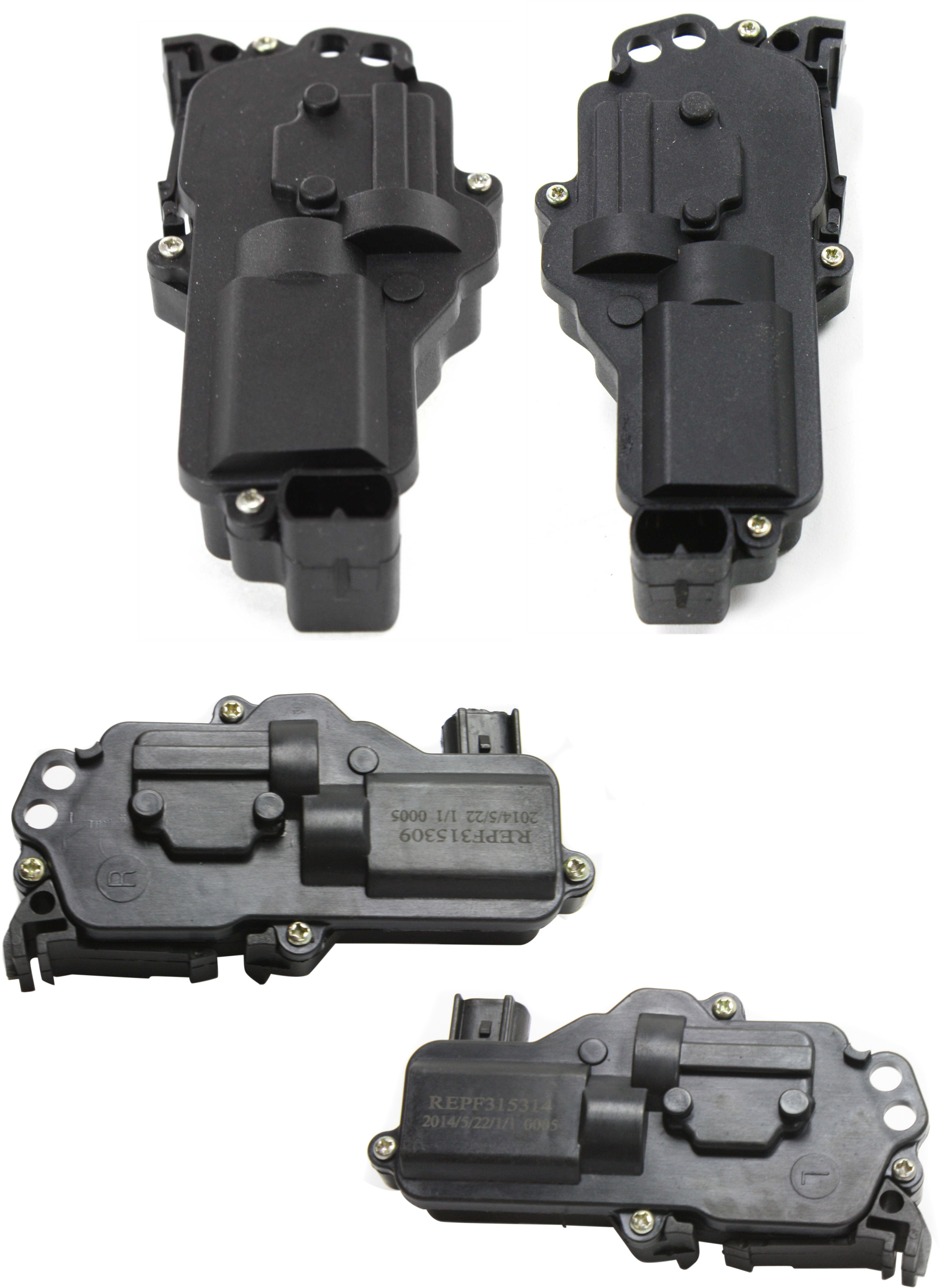AM FIVE HUNDRED 05-07 SABLE 08-09 FRONT AND REAR DOOR LOCK ACTUATOR RH AND LH SKU SET REPF315314-4 Partslink FO1314113 FO1315113 OEM 6L2Z78218A42AA 6L2Z78218A43AA
