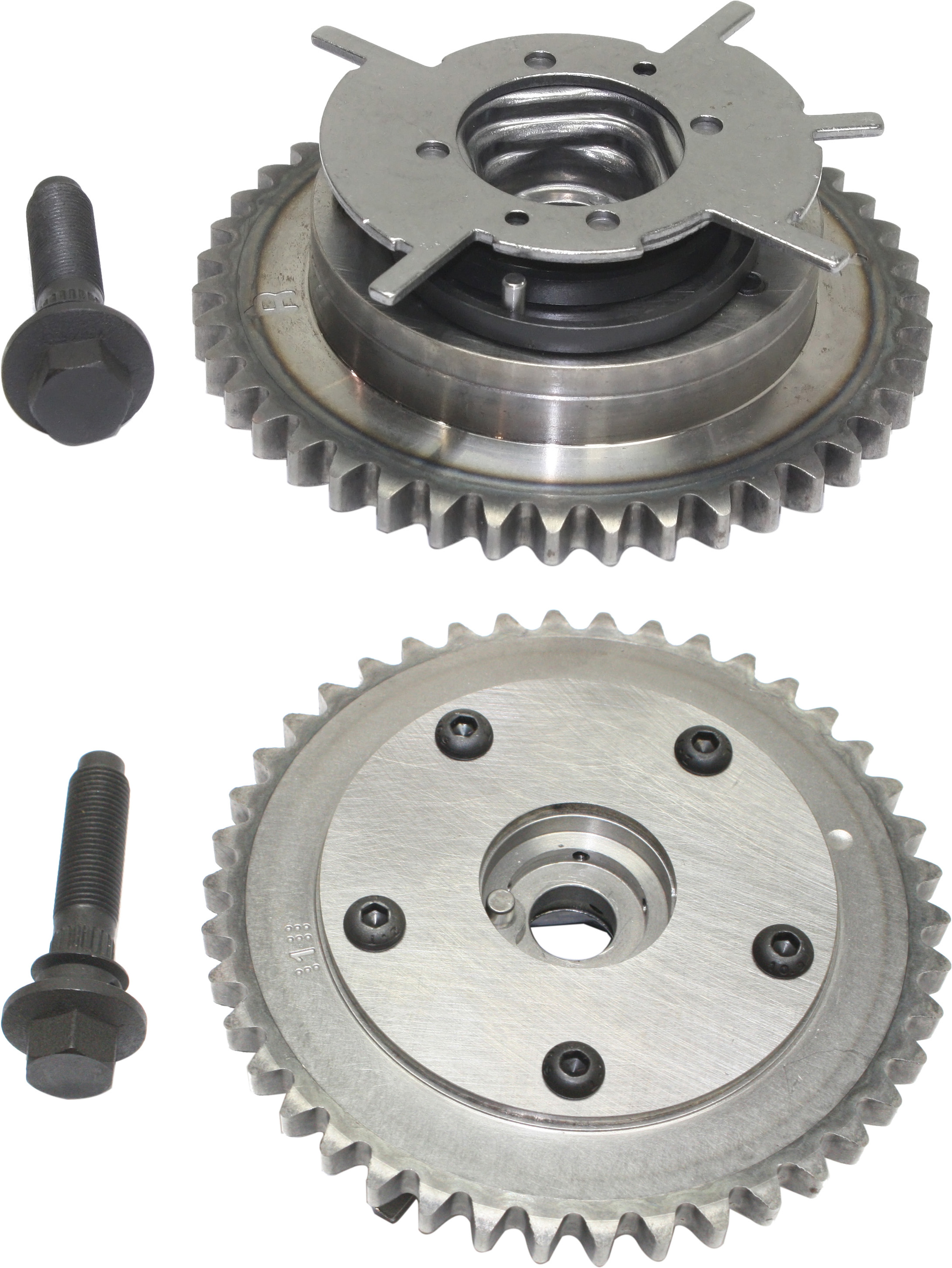 AM F 150-04-10 EXPEDITION NAVIGATOR 05-14 TIMING GEAR Set of 2 Camshaft Phaser Variable Timing Camshaft Gear 24 Valve SKU SET REPF317301-2 OEM 3L3E6C524FA 3L3Z6256DA 3L3Z625