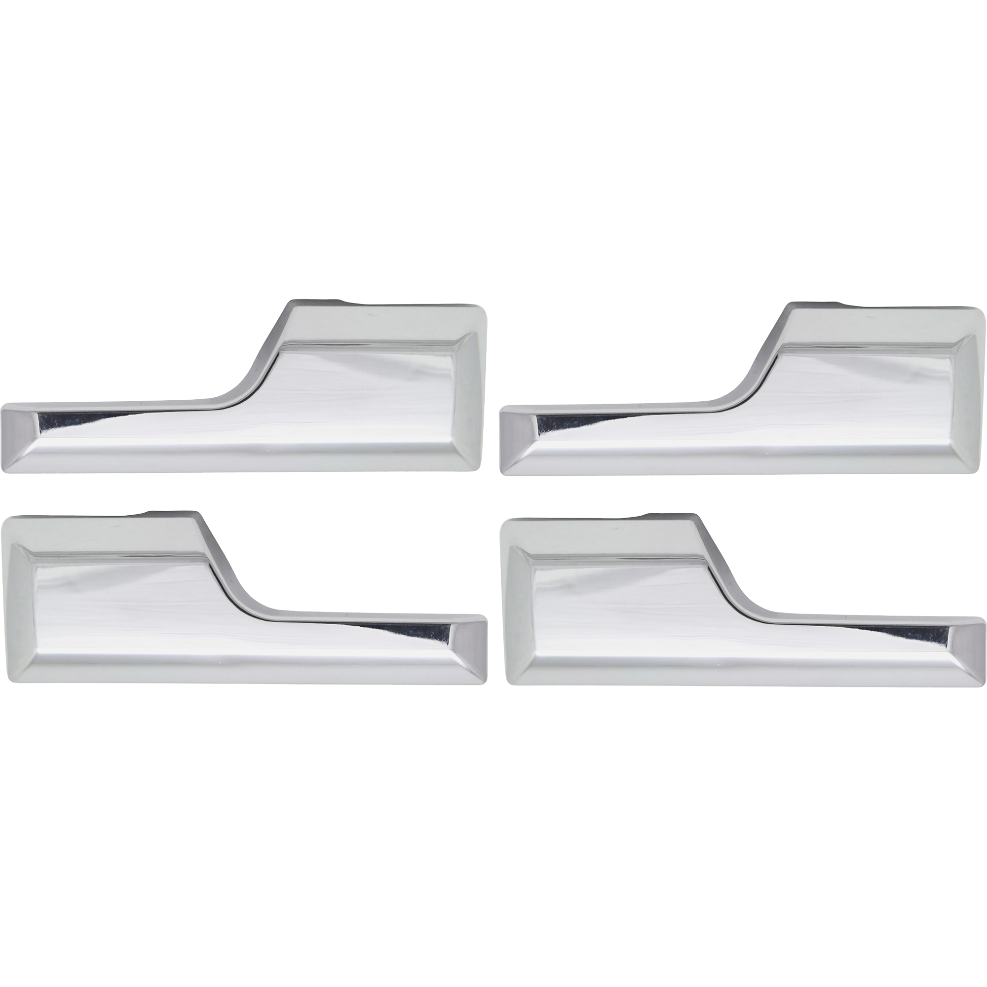 AM EXPEDITION NAVIGATOR 07-17 FRONT AND REAR INTERIOR DOOR HANDLE RH AND LH Lever All Chrome SKU SET REPF462189C 4 Partslink FO1353129 FO1352129 OEM 8L1Z7821818A 8L1Z7821819A