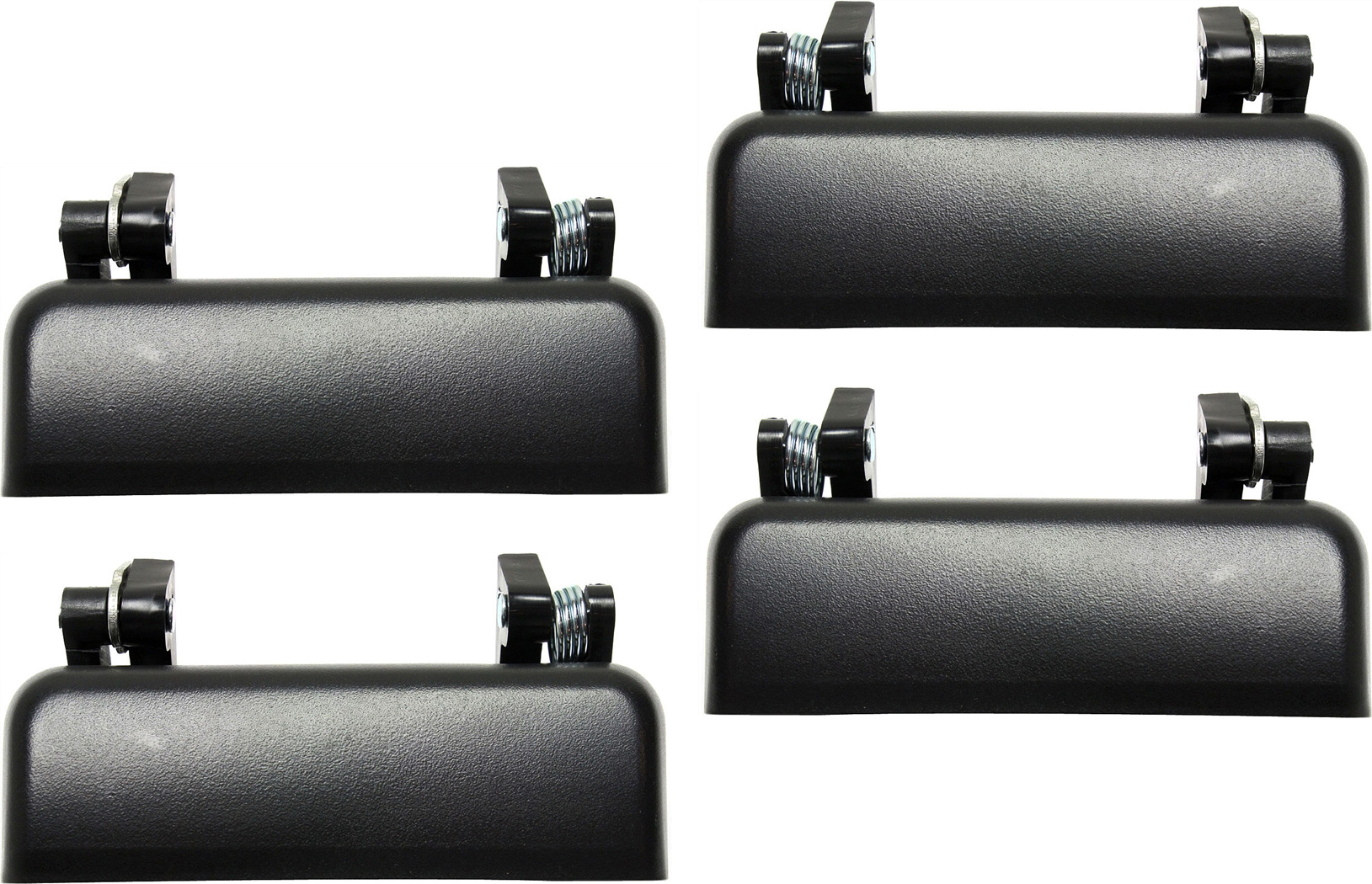 AM EXPLORER 91-94 FRONT AND REAR DOOR HANDLE RH AND LH Outside Textured Black SKU SET REPF462329-4 Partslink FO1311110 FO1310110 OEM F3TZ7822404A F3TZ7822405A
