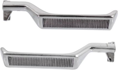 AM BRONCO 80-86 INTERIOR FRONT DOOR HANDLE RH AND LH Metal Chrome SKU SET REPF462345 Partslink FO1353112 FO1352112 OEM E0TZ1022600B EOTZ1022600B E0TZ