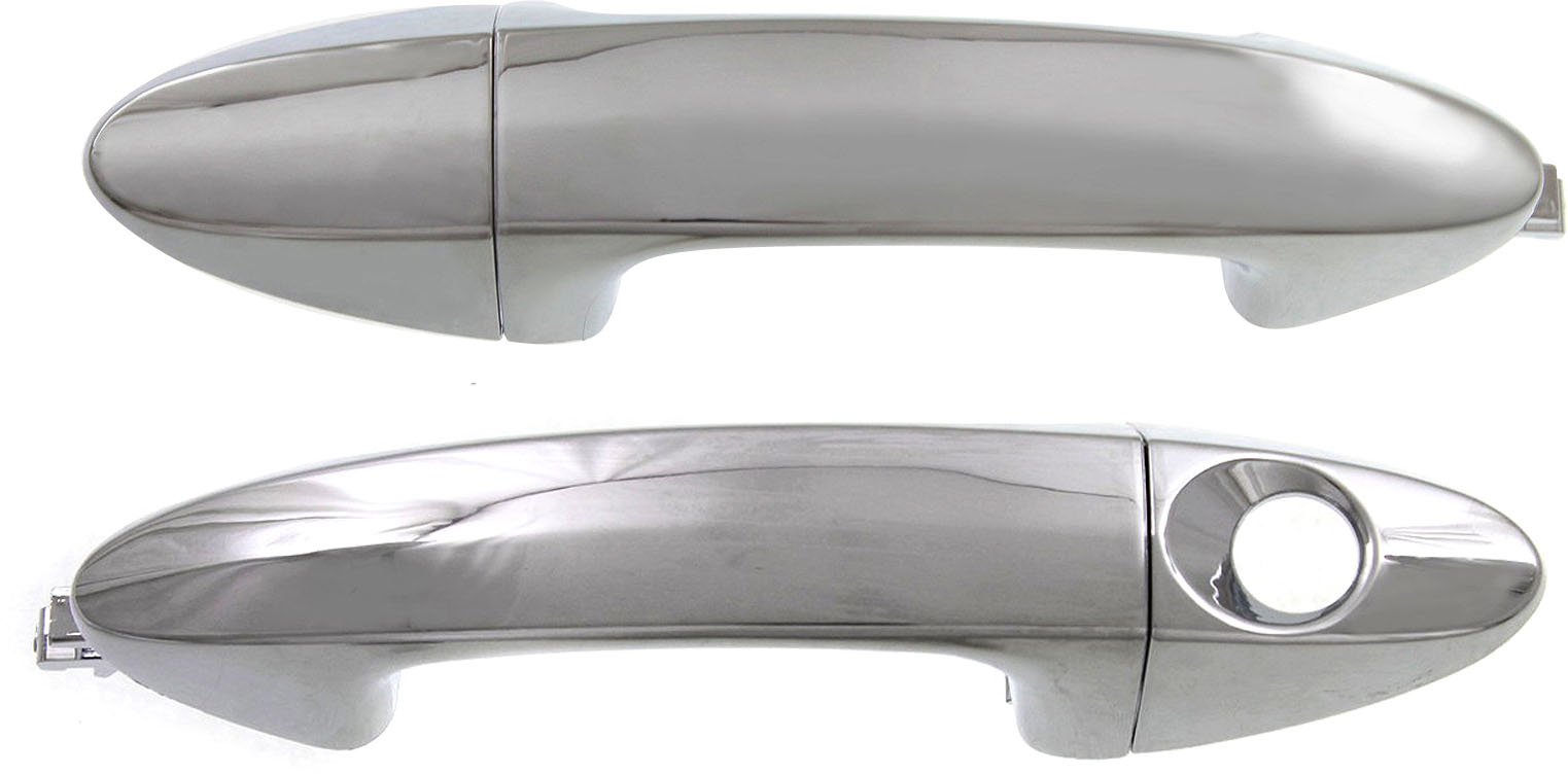 AM FIESTA 11-16 FRONT DOOR HANDLE RH AND LH Outside All Chrome Handle+Cover =REAR RH LH HB Sdn SKU SET REPF462351 OEM 8A61AA22404BCXWAA PFM