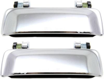 AM B2500-99-00 RANGER 01-09 FRONT EXTERIOR DOOR HANDLE RH AND LH AND LH All Chrome SKU SET REPF462502C2 Partslink FDH010126 OEM 2L5Z1022404BAA PFM