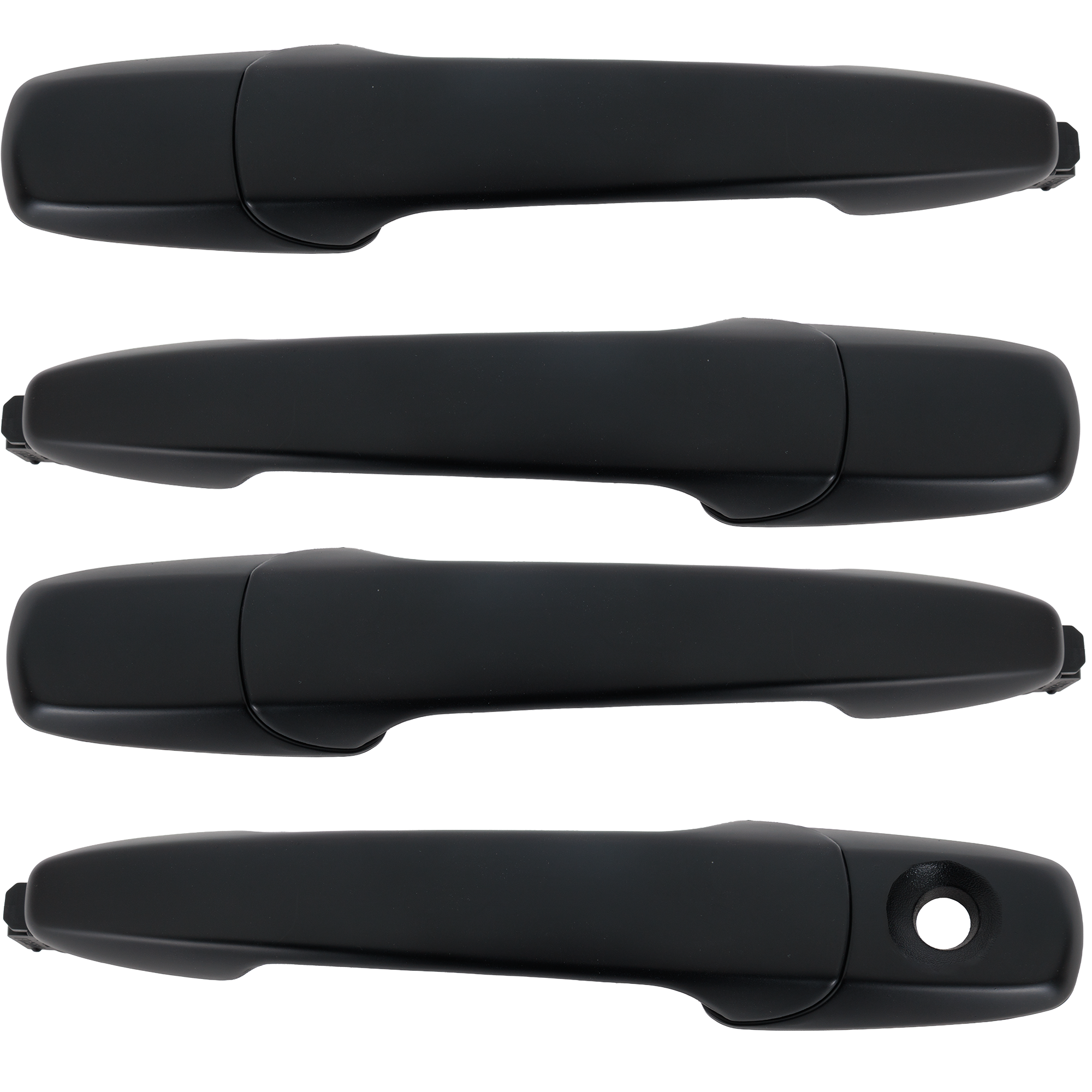 AM EDGE 07-10 FLEX 09-17 FRONT EXTERIOR DOOR HANDLE SET Primed Set of 4 SKU SET REPF462509-4 Partslink FDH010129 OEM 7T4Z7822404BBPTM