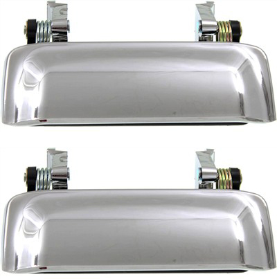 AM EXPLORER 98-03 EXPLORER SPORT 01-02 FRONT EXTERIOR DOOR HANDLE RH AND LH Chrome Plastic =REAR SKU SET REPF462520-2 OEM 3L2Z7822404BA PFM