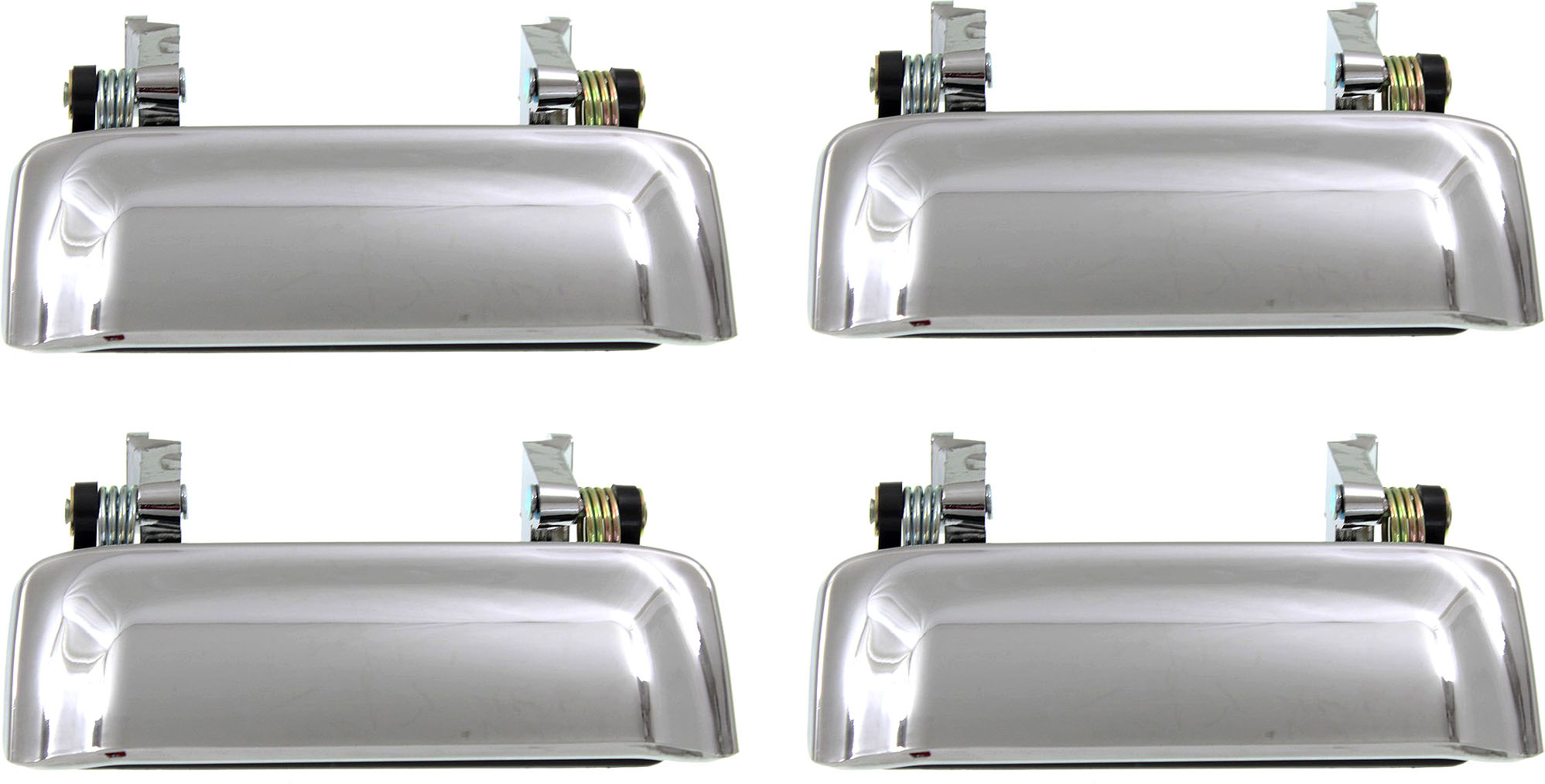 AM EXPLORER MOUNTAINEER 98-01 FRONT EXTERIOR DOOR HANDLE RH AND LH Chrome Plastic =REAR Set of 4 SKU SET REPF462520-4 OEM 3L2Z7822404BA PFM