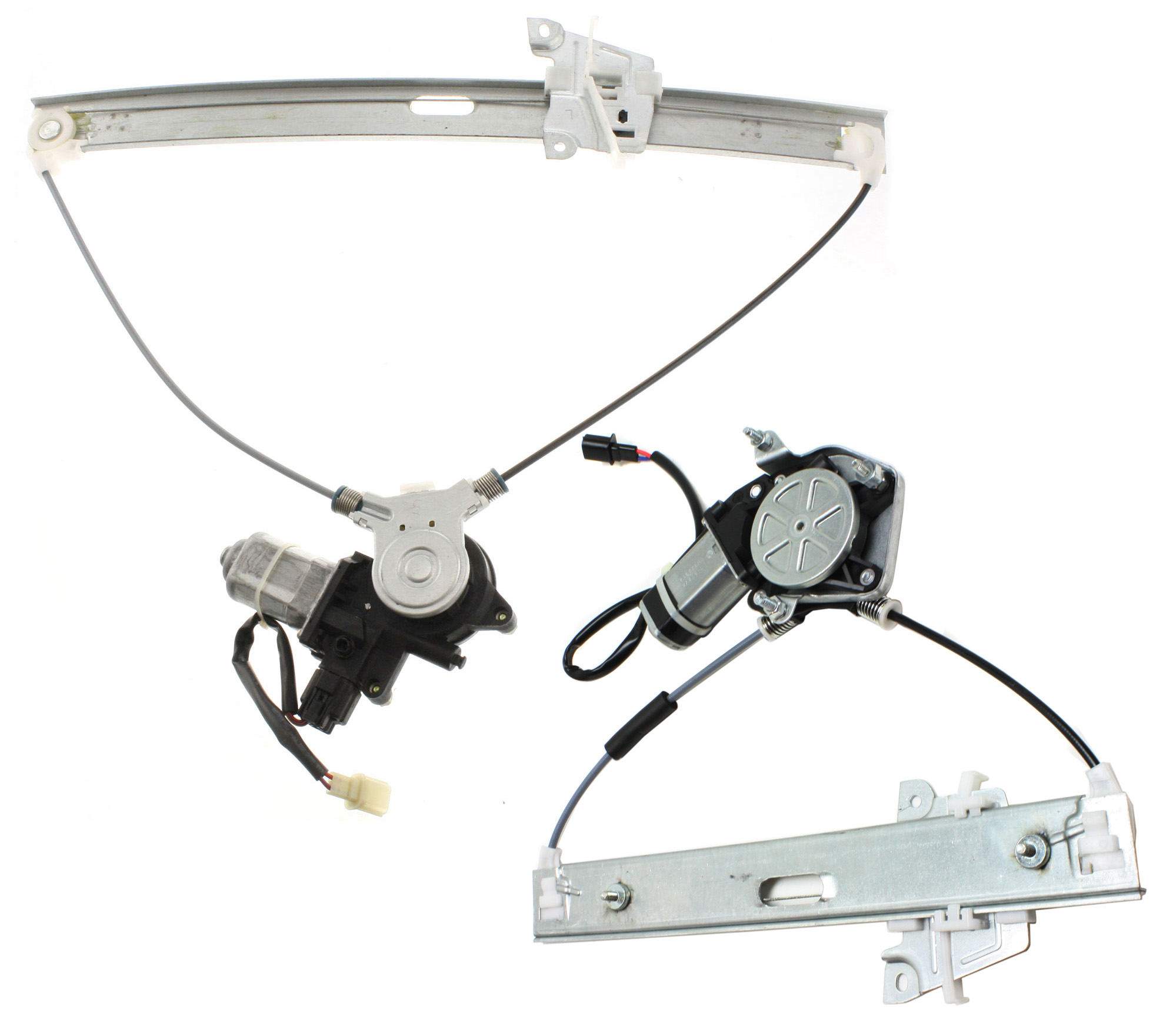 AM ESCAPE 01-07 MARINER 05-07 FRONT AND REAR WINDOW REGULATOR LH Power w Motor SKU SET REPF462908-2L Partslink FO1350130 FO1550116 OEM 2L8Z7823201BA 6L8Z7827001BA
