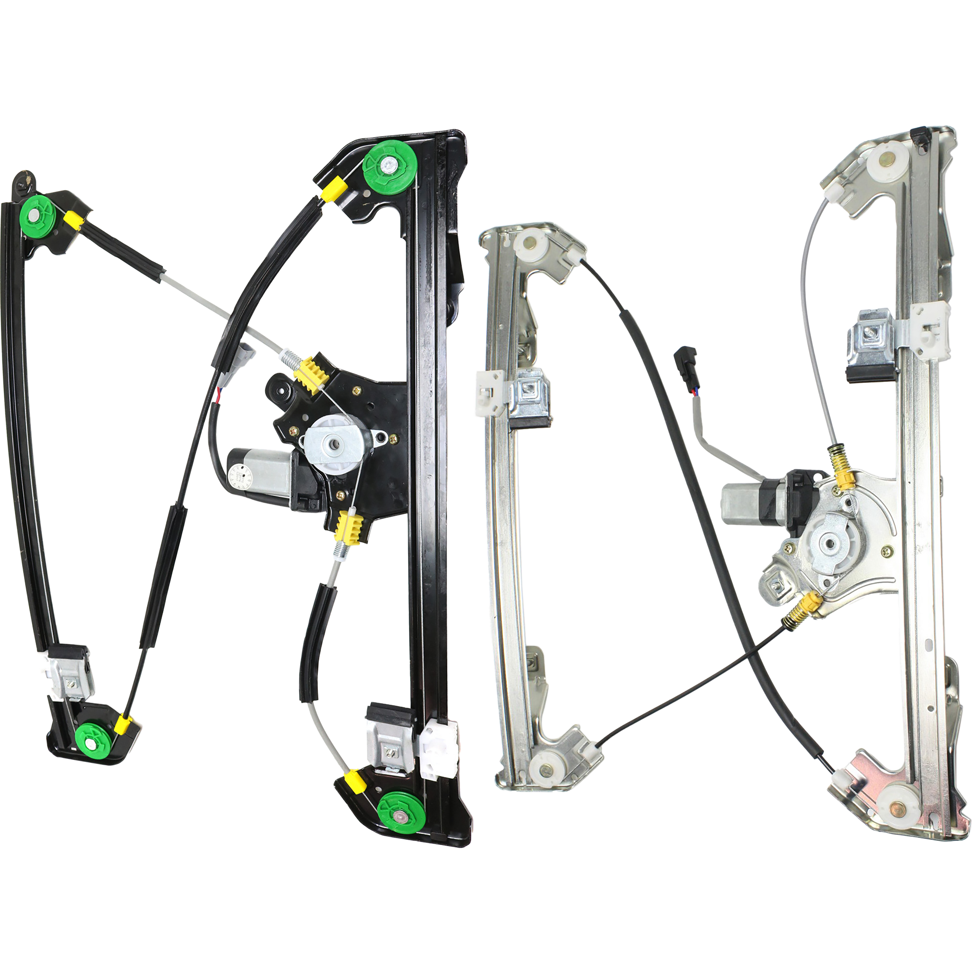 AM F 150-04-08 MARK LT 06-08 FRONT AND REAR WINDOW REGULATOR RH Power w Motor Crew Cab SKU SET REPF462913-2 Partslink FO1551126 FO1351159 FO1351153 OEM 6L3Z1627000AA 6L3Z1523200BA 4L