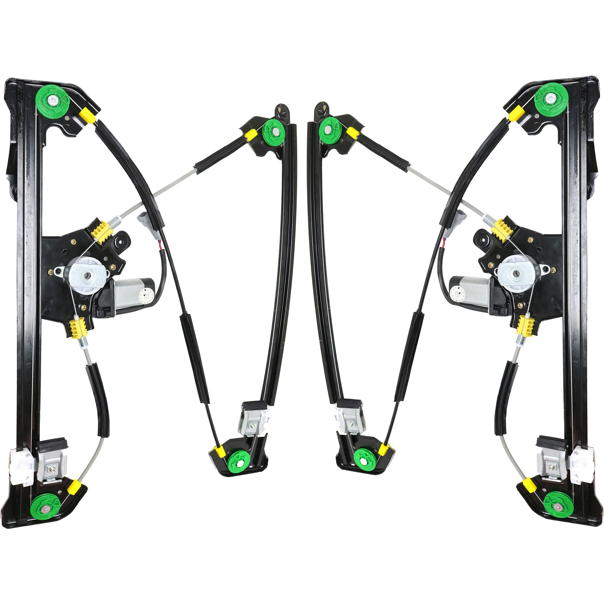 AM F 150-04-06 MARK LT 2006 FRONT WINDOW REGULATOR RH and LH Power w Motor Super Crew Crew Cab Pickup Regular Cab Standard Cab Pickup SKU SET REPF462913 Partslink FO1351159 FO1351153 FO1350159 FO1350153 OEM 6L3Z1523200BA 4L3Z1523200CA 6L