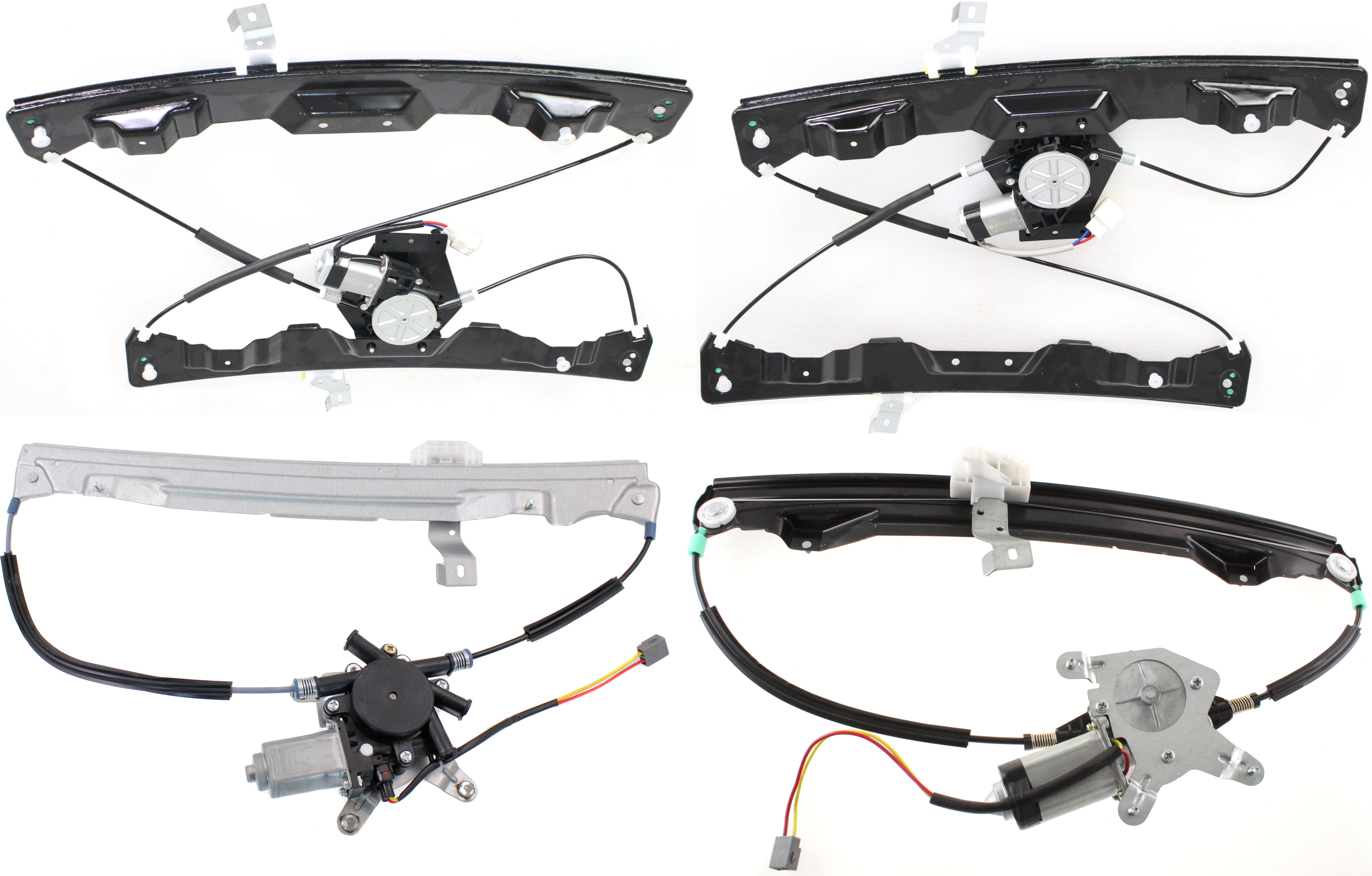 AM EXPLORER 02-08 MOUNTAINEER 02-09 FRONT AND REAR WINDOW REGULATOR RH AND LH Set of 4 Power w Motor SKU SET REPF462929-4 Partslink FO1351141 FO1350141 FO1551118 FO1550118 OEM 6L2Z7823200BA 6L2Z7823201BA 6L