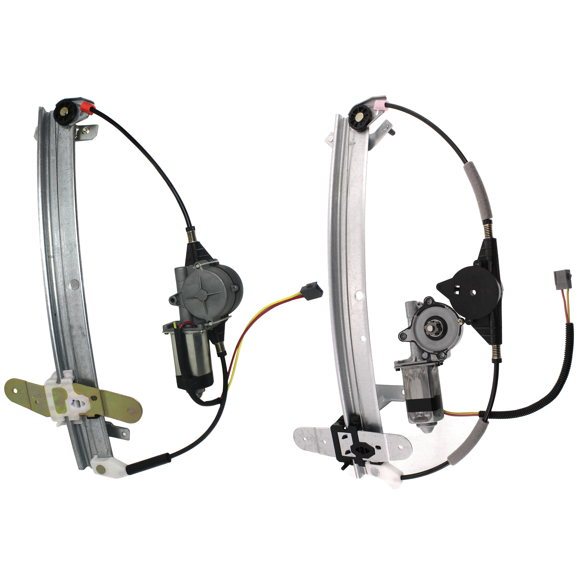 AM CROWN VICTORIA GRAND MARQUIS 92-11 MARAUDER 03-04 FRONT AND REAR WINDOW REGULATOR RH Power w Motor SKU SET REPF462941-2R Partslink FO1351146 FO1551111 OEM 6W7Z5423208AA PFM 6W7Z5427008A