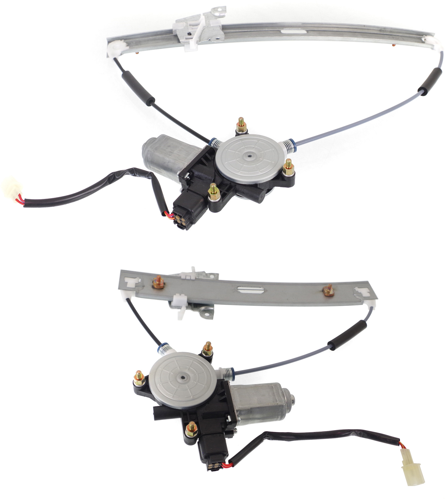 AM ESCAPE 08-12 FRONT AND REAR WINDOW REGULATOR RH Power w Motor SKU SET REPF462969-2R Partslink FO1351170 FO1551122 OEM AL8Z7823200A 8L8Z7827000A