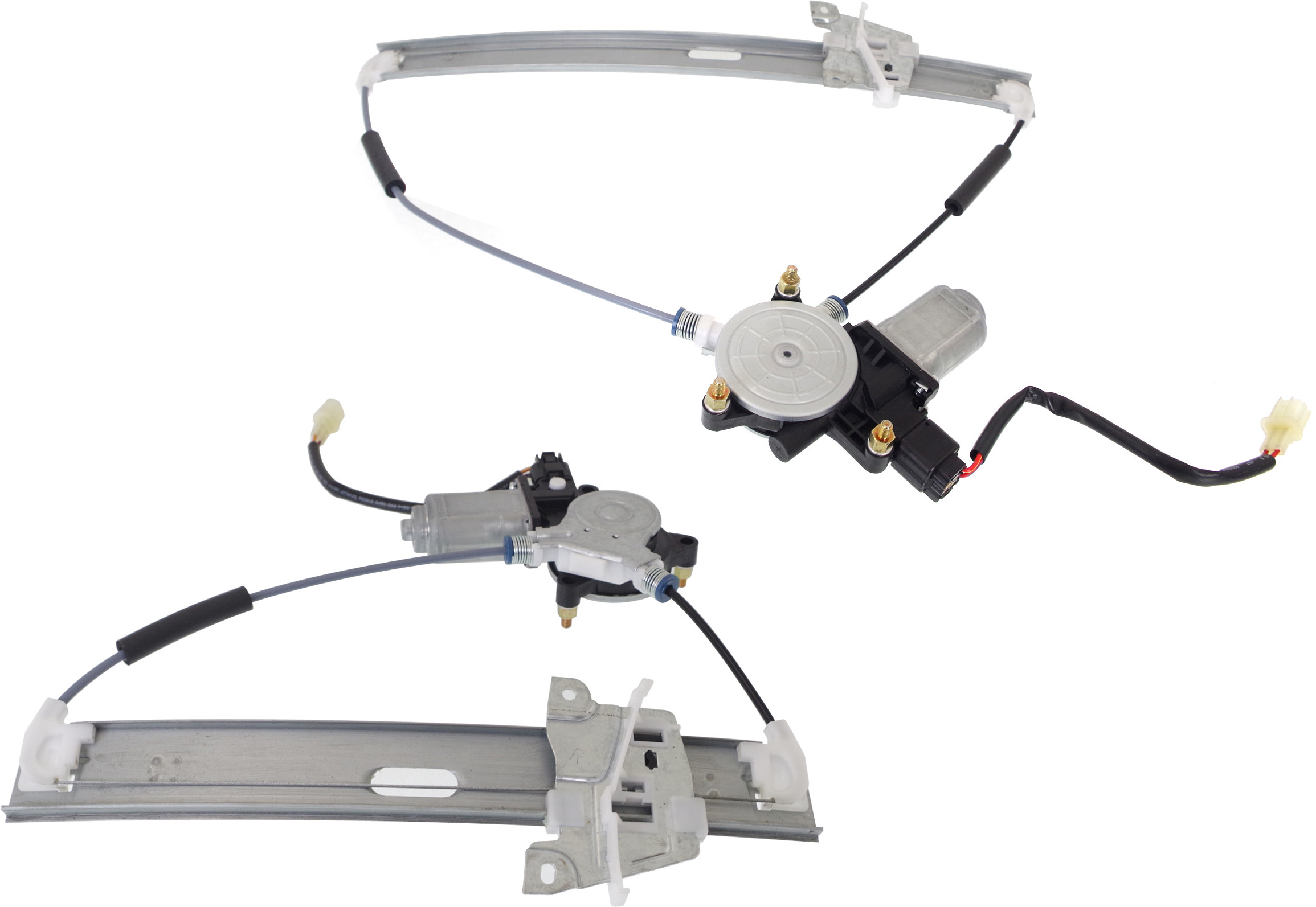 AM ESCAPE 08-12 FRONT AND REAR WINDOW REGULATOR LH Power w Motor SKU SET REPF462970-2L Partslink FO1350170 FO1550122 OEM AL8Z7823201A 8L8Z7827001A