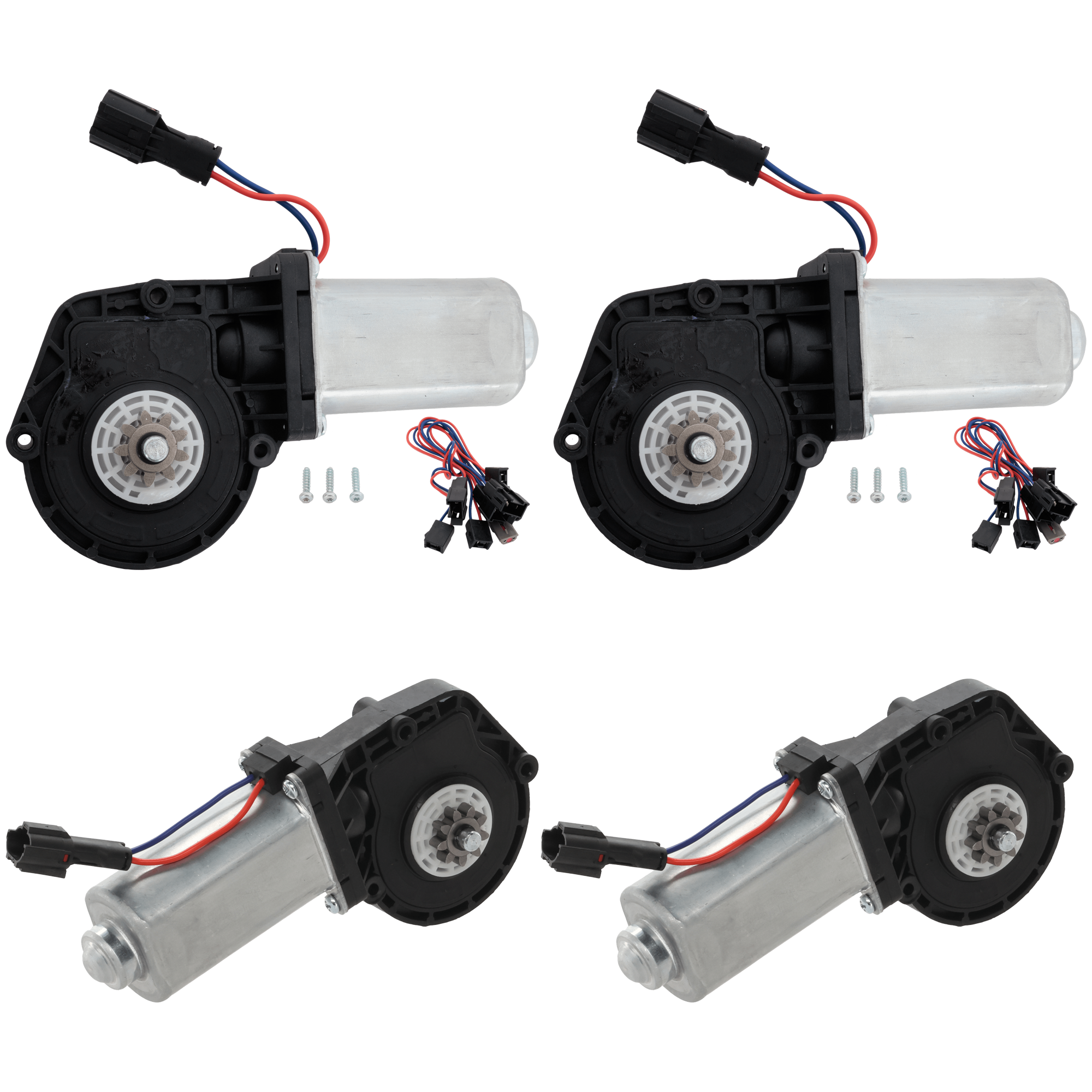 AM F SERIES BRONCO 81-96 FRONT AND REAR WINDOW REGULATOR MOTOR RH AND LH SKU SET REPF468721 A