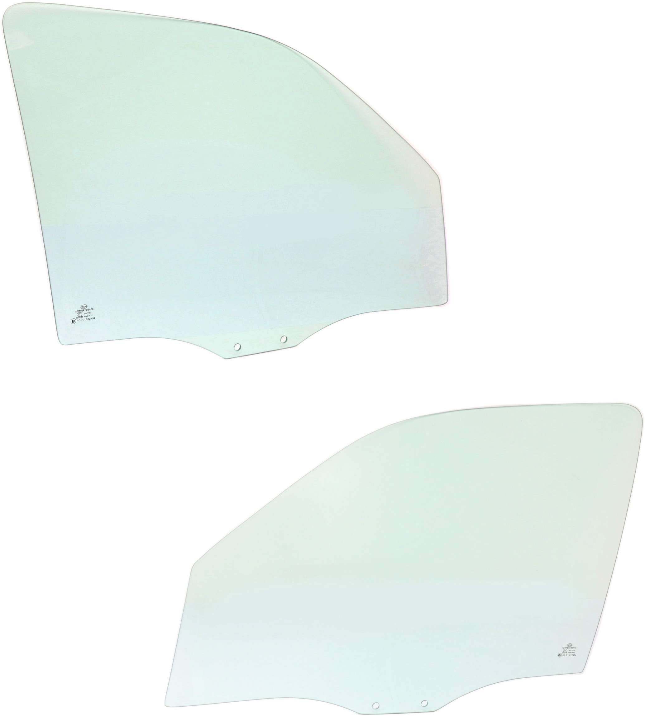 AM FORD ESCAPE 01-07 MERCURY MARINER 05-07 FRONT DOOR GLASS RH AND LH Green Tint 4 Door SKU SET REPF480101 OEM 5L8Z7821410AA DD09751GTNN 5L8Z