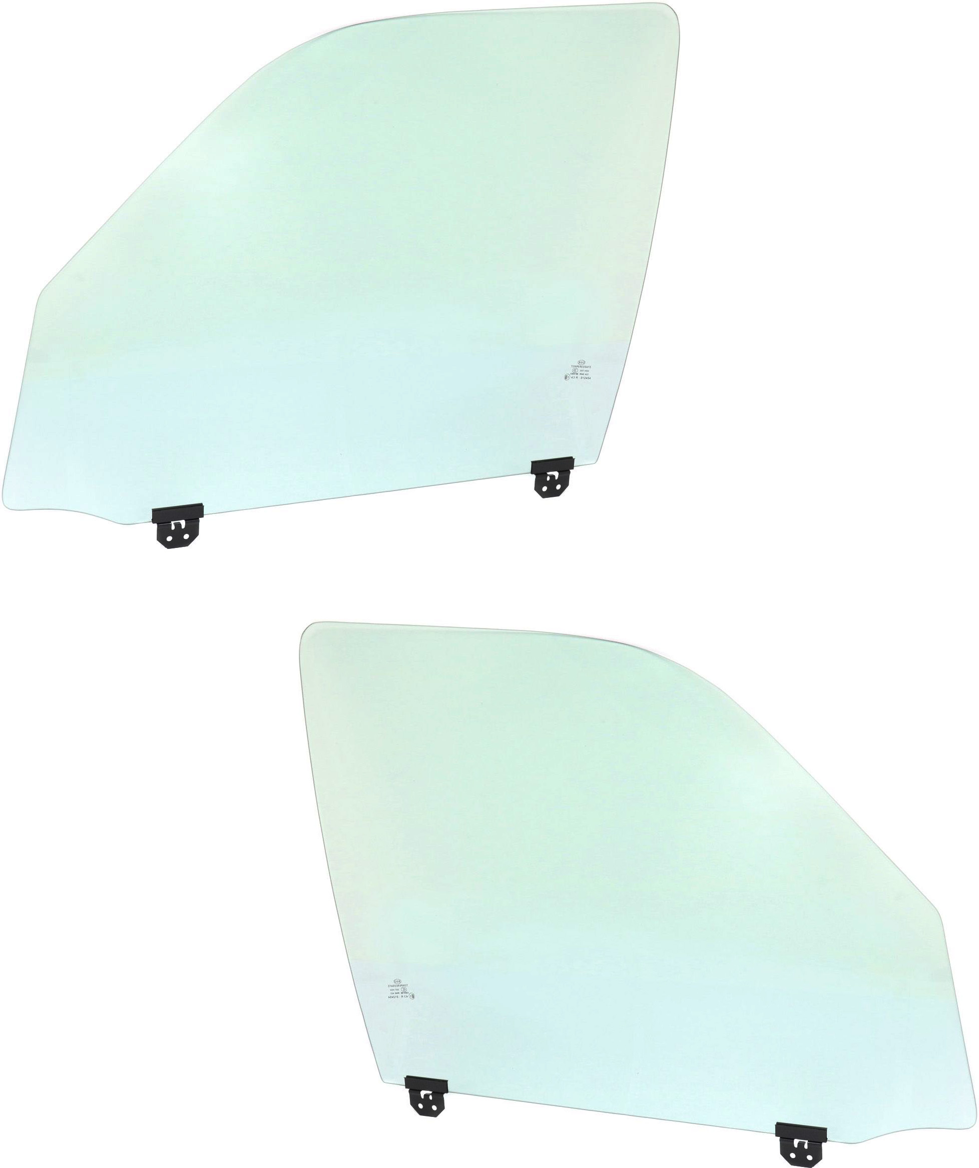 AM FORD EXPLORER SPORT TRAC 03-05 FRONT DOOR GLASS RH AND LH Green Tint 4 Door SKU SET REPF480107 OEM 4L2Z3521410AA DD10382GTYN 4L2Z