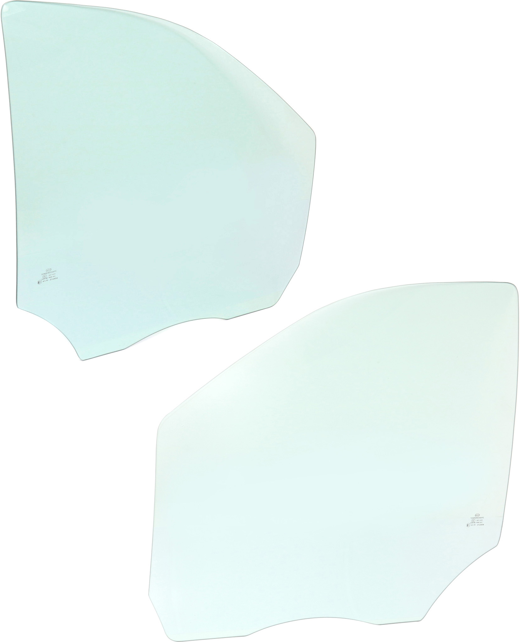 AM FORD F 150-04-08 MARK LT 06-08 FRONT DOOR GLASS RH AND LH Clear Standard Crew Cab Pickup SKU SET REPF480113 OEM 4L3Z1521410AA DD10462GTNN 4L3Z