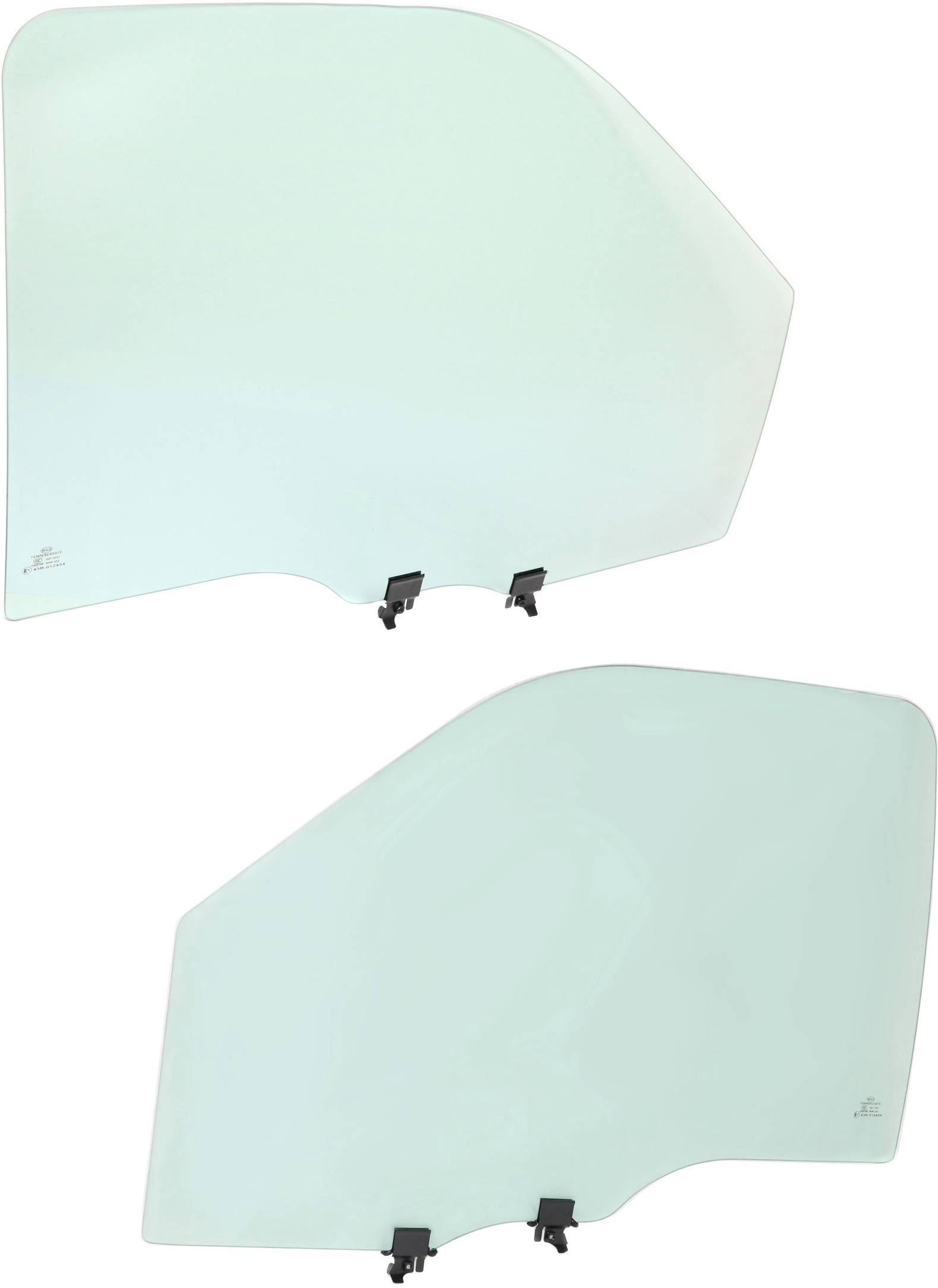 AM F SERIES SUPER DUTY 13-16 FRONT DOOR GLASS RH AND LH Green Tint SKU SET REPF480115 OEM CC3Z2521410A DD11951GTYN CC3Z2