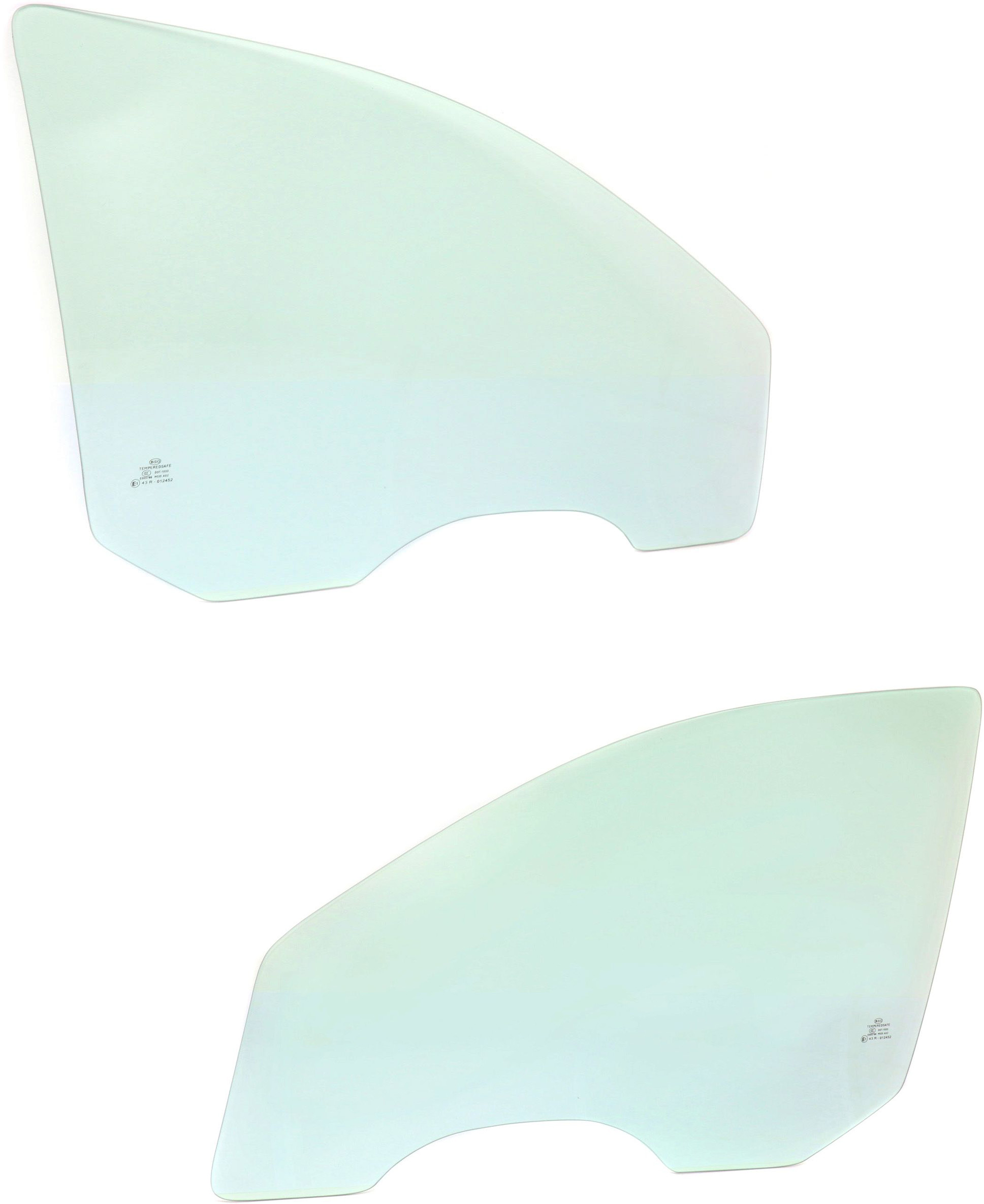 AM FOCUS 00-07 FRONT DOOR GLASS RH and LH Green Tint Sedan Hatchback Wagon SKU SET REPF480117 OEM YS4Z5421410AA DD09522GTNN YS4Z