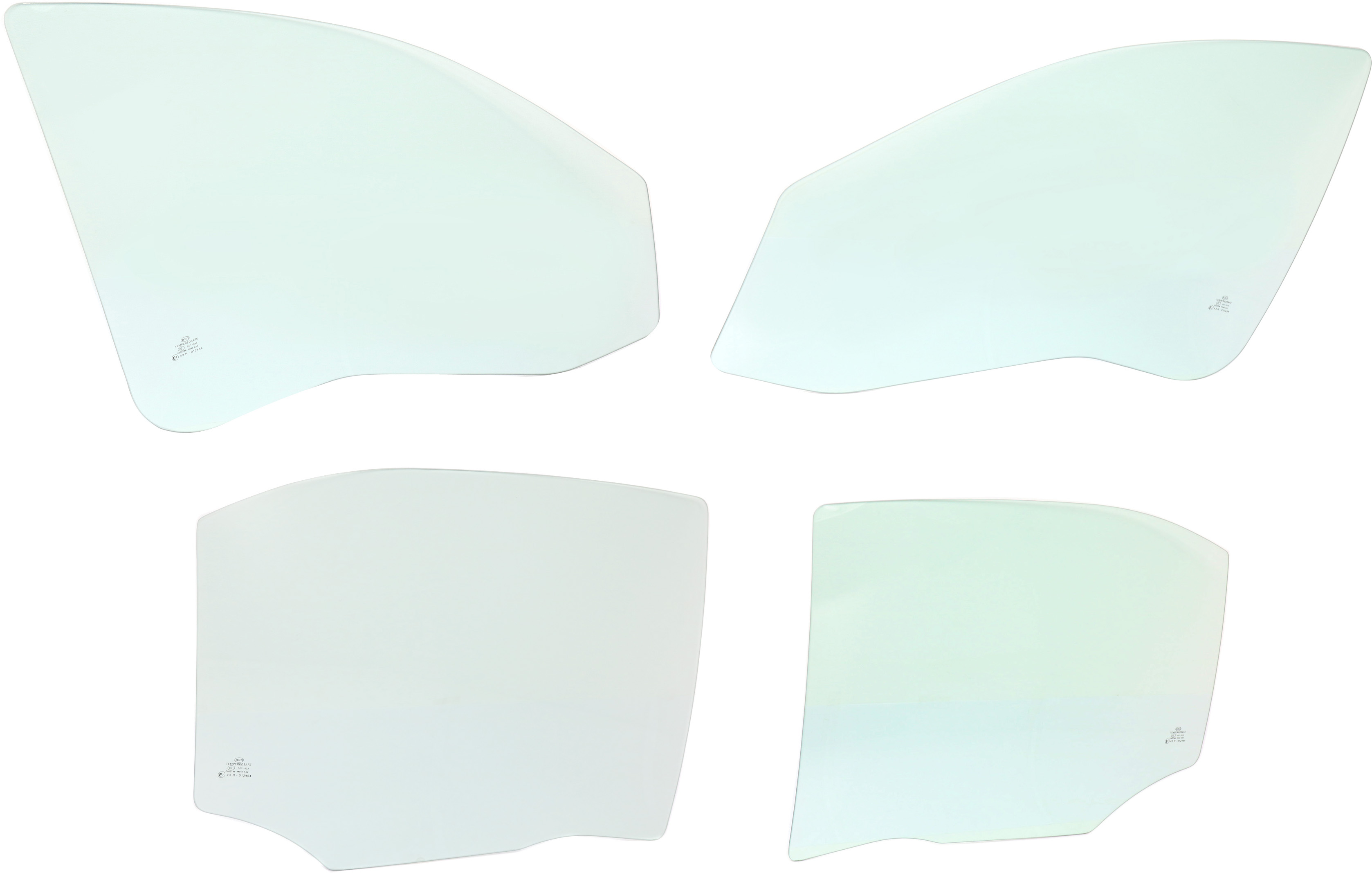 AM FUSION MILAN 06-12 FRONT AND REAR DOOR GLASS RH AND LH Green Tint Set of 4-4 Door SKU SET REPF480121-4 OEM 8H6Z5421410A DD10919GTNN 8H6Z5
