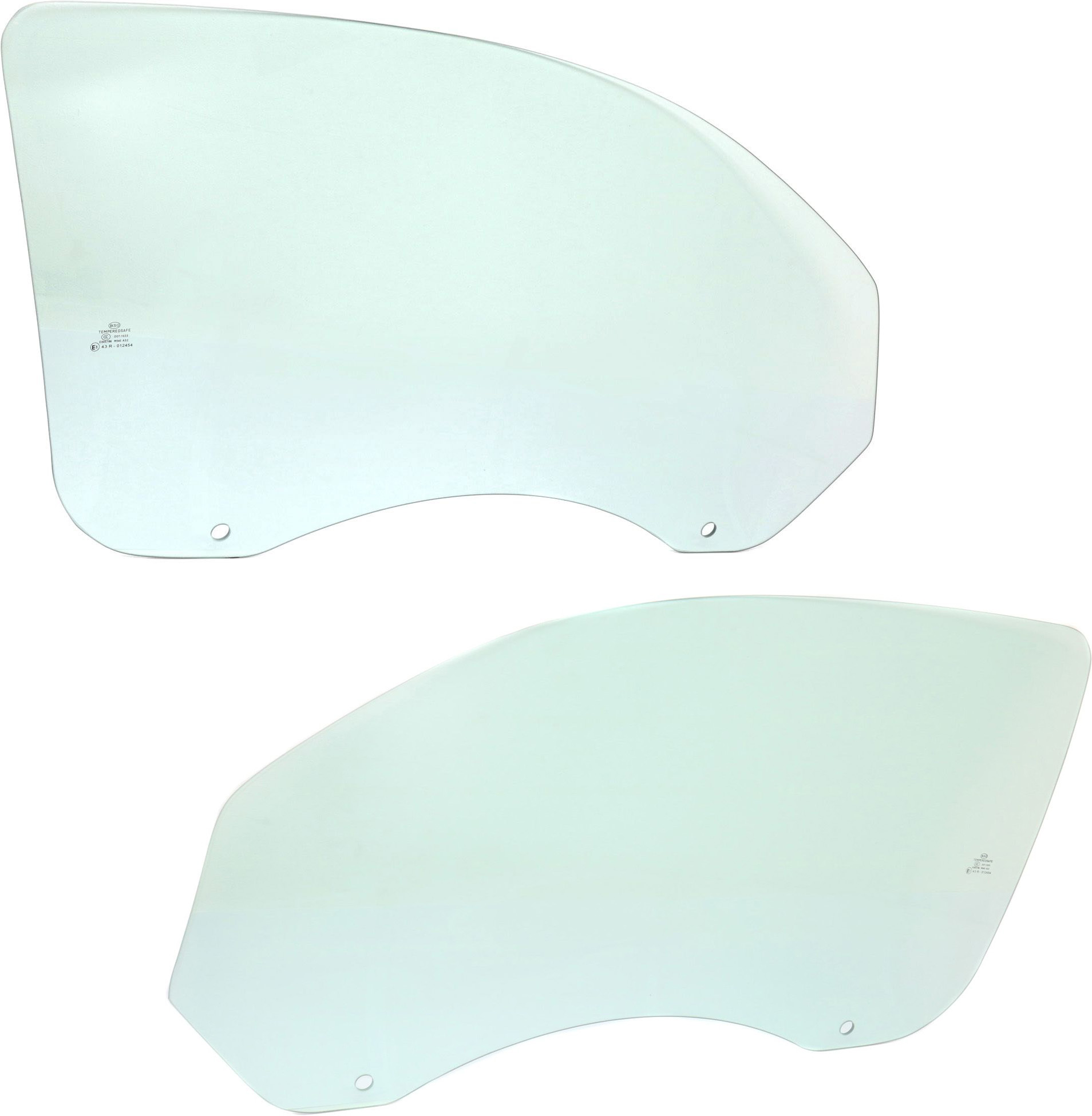 AM MUSTANG 05-14 FRONT DOOR GLASS RH AND LH Green Tint SKU SET REPF480125 OEM 4R3Z6321410AA DD10696GTNN 4R3Z