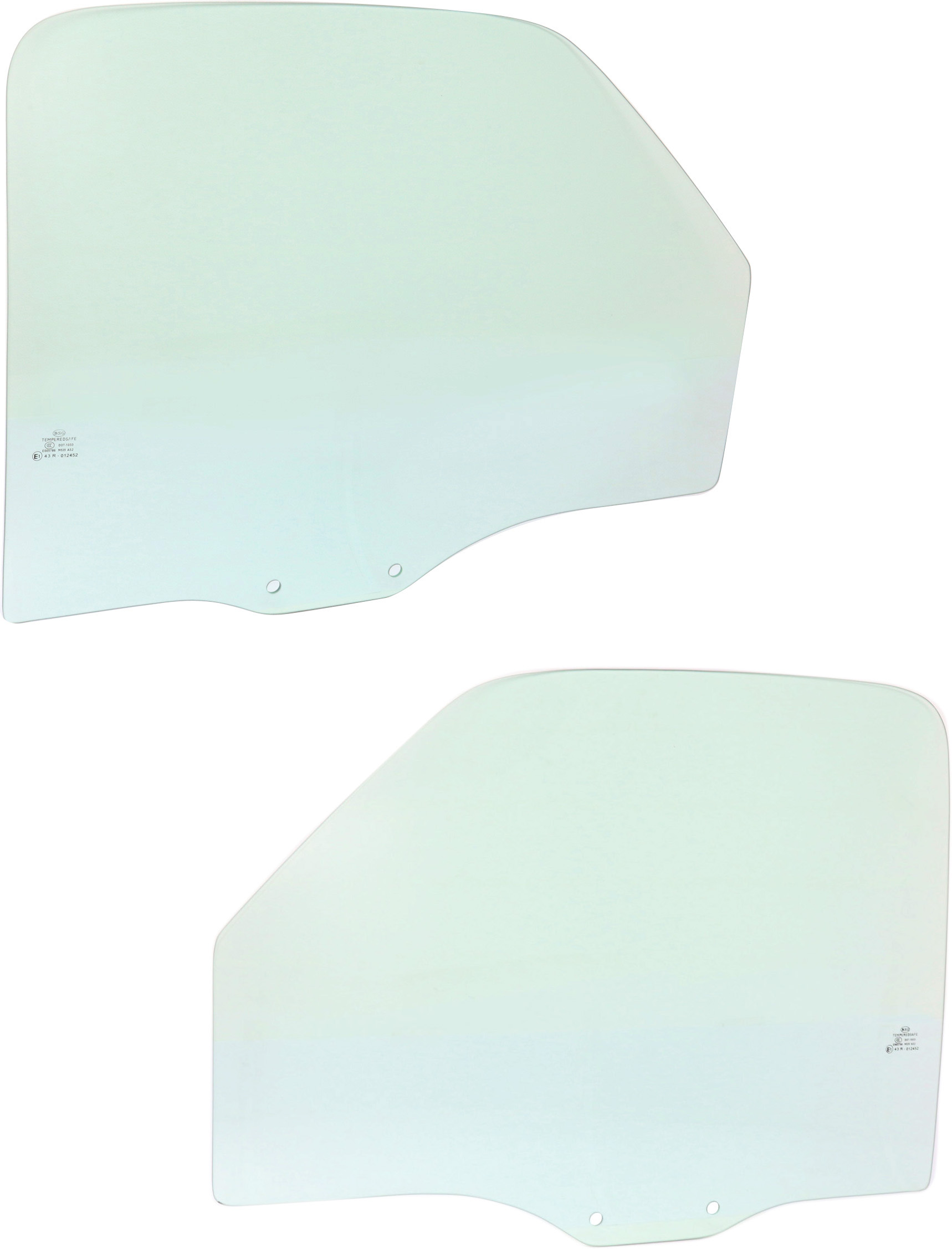 AM RANGER 03-11 FRONT DOOR GLASS RH AND LH Green Tint SKU SET REPF480127 OEM 3L5Z1021410AA DD10318GTNN DD08