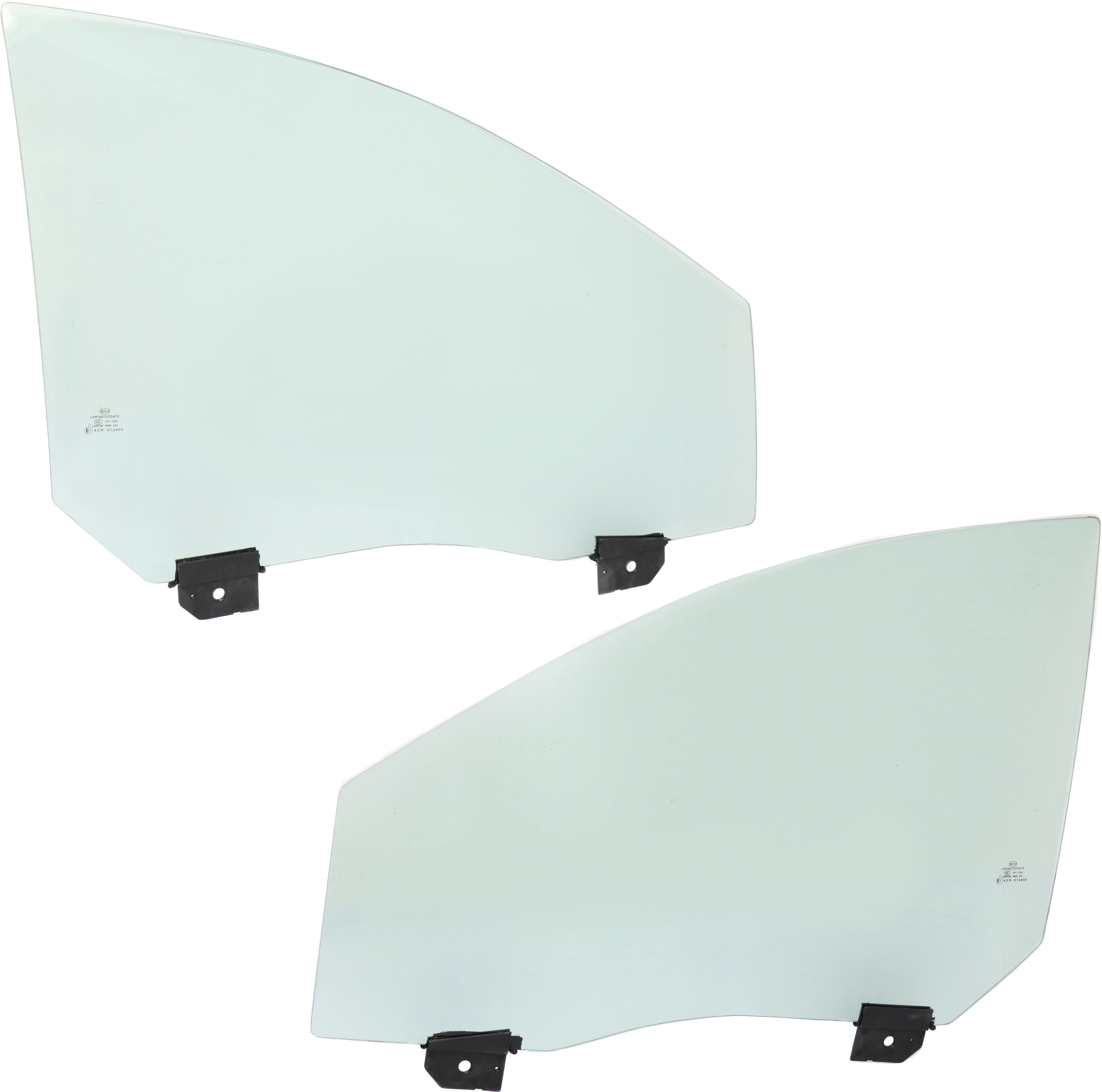 AM EDGE 15-24 FRONT DOOR GLASS RH AND LH Green Tint Laminated SKU SET REPF480133 OEM FT4Z5821410B DD12527GTYN FT4Z5