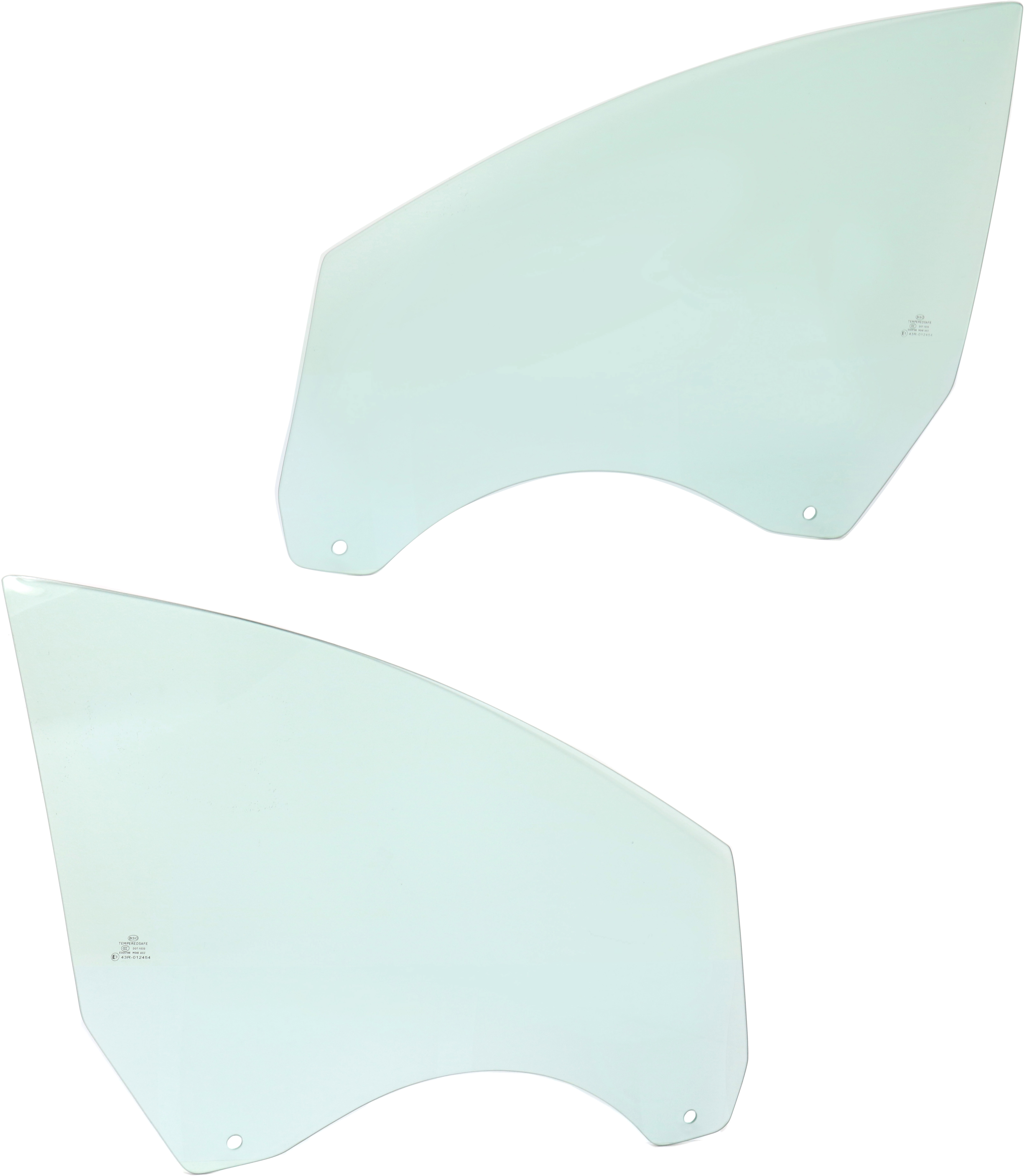 AM FUSION 13-20 POLICE RESPONDER HYBRID 19-20 FRONT DOOR GLASS RH AND LH Green Tint SKU SET REPF480151 OEM DS7Z5421410A DD12053GTNN FS7Z5