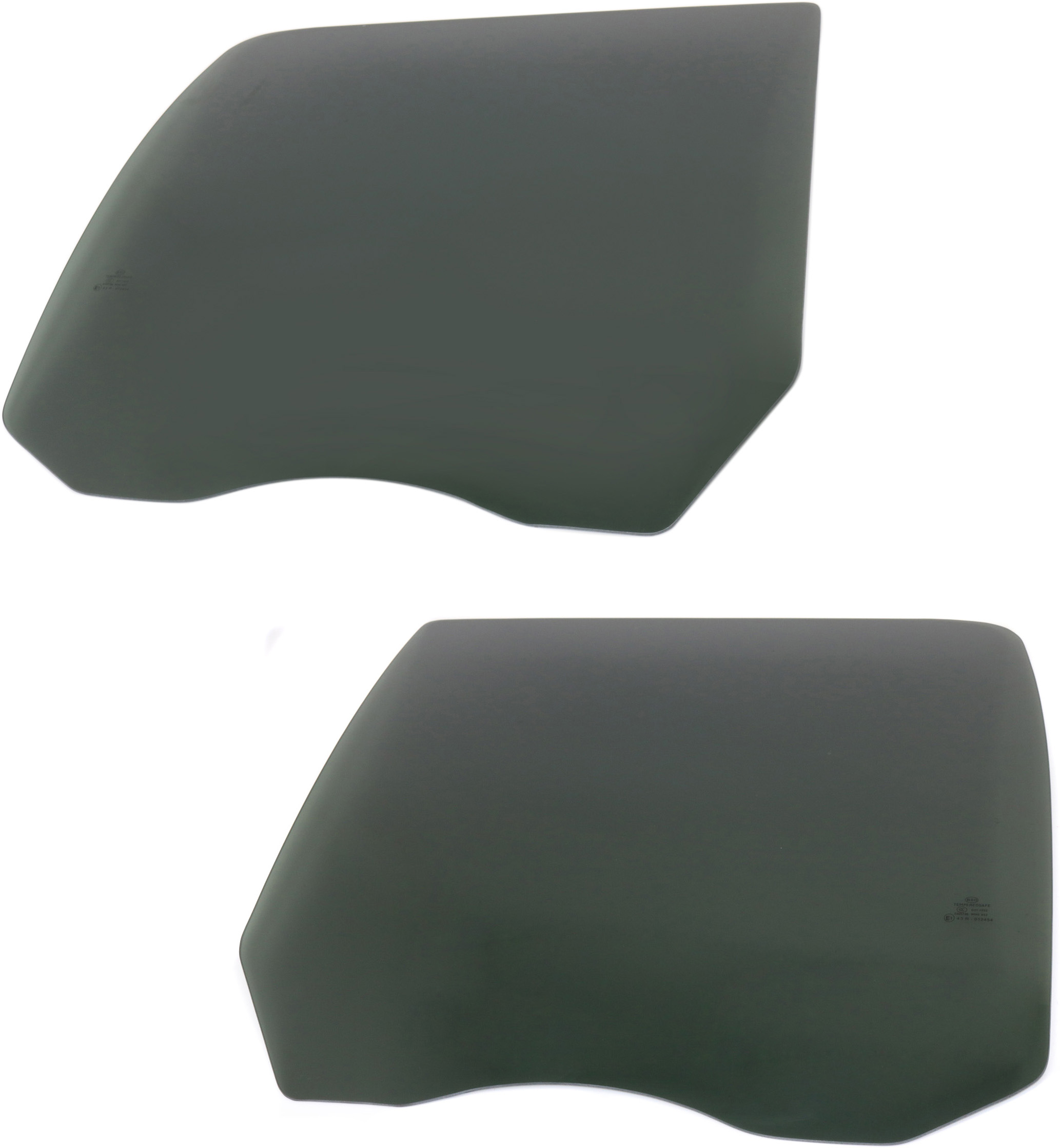 AM F 150-09-14 REAR DOOR GLASS RH and LH Gray Tint Privacy 4 Door Crew Cab SKU SET REPF481313 OEM 9L3Z1625712C DD11518YPNN 9L3Z1