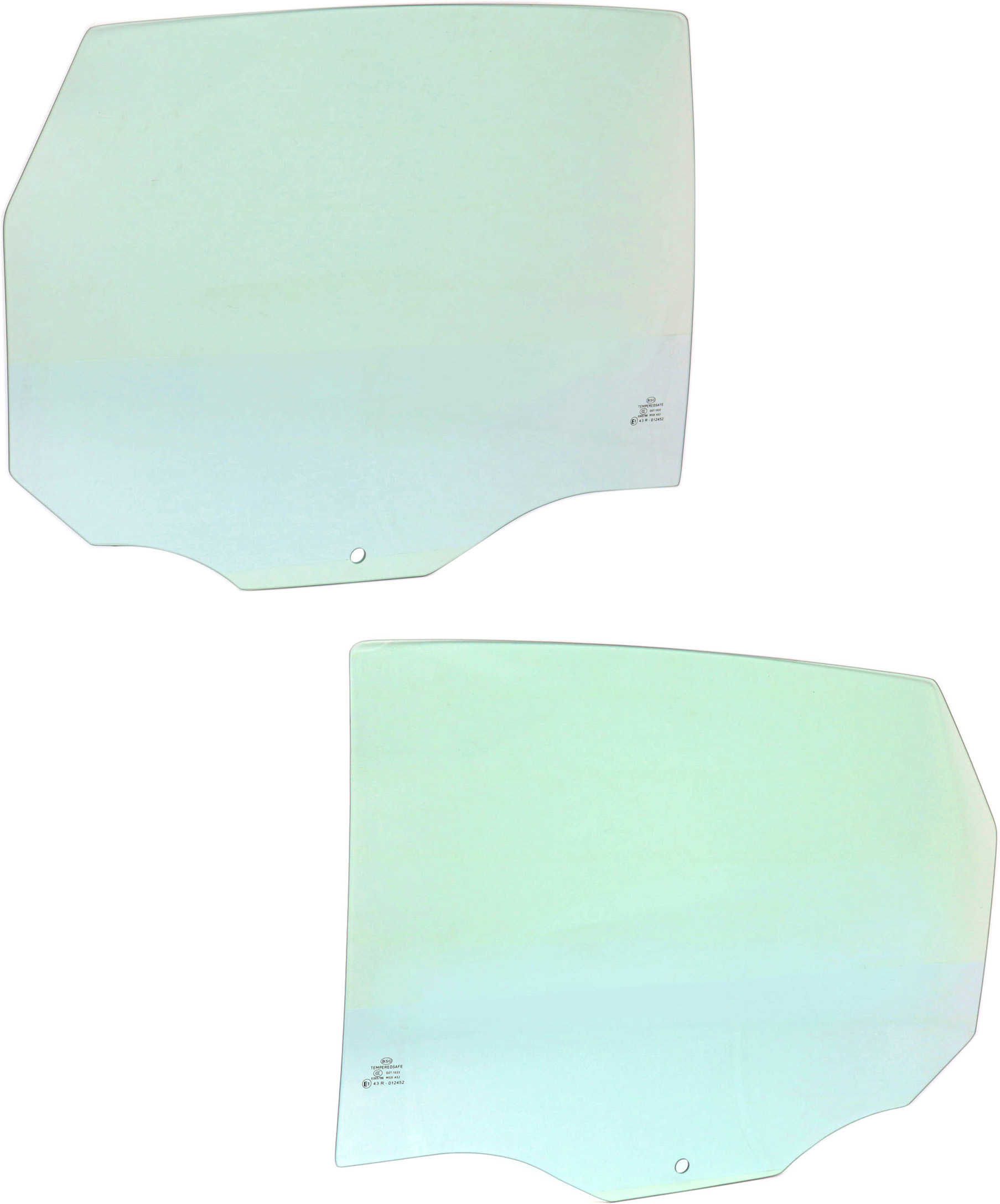 AM FOCUS 00-11 REAR DOOR GLASS RH and LH Green Tint Sedan Hatchback SKU SET REPF481315 OEM 8S4Z5425712A DD09524GTNN DD113