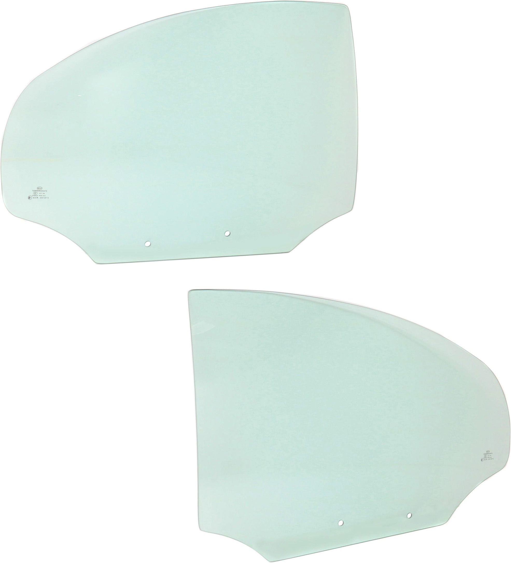 AM TAURUS SABLE 96-05 REAR DOOR GLASS RH AND LH Green Tint 4 Door SKU SET REPF481321 OEM F6DZ5425712B F6DZ5425713B