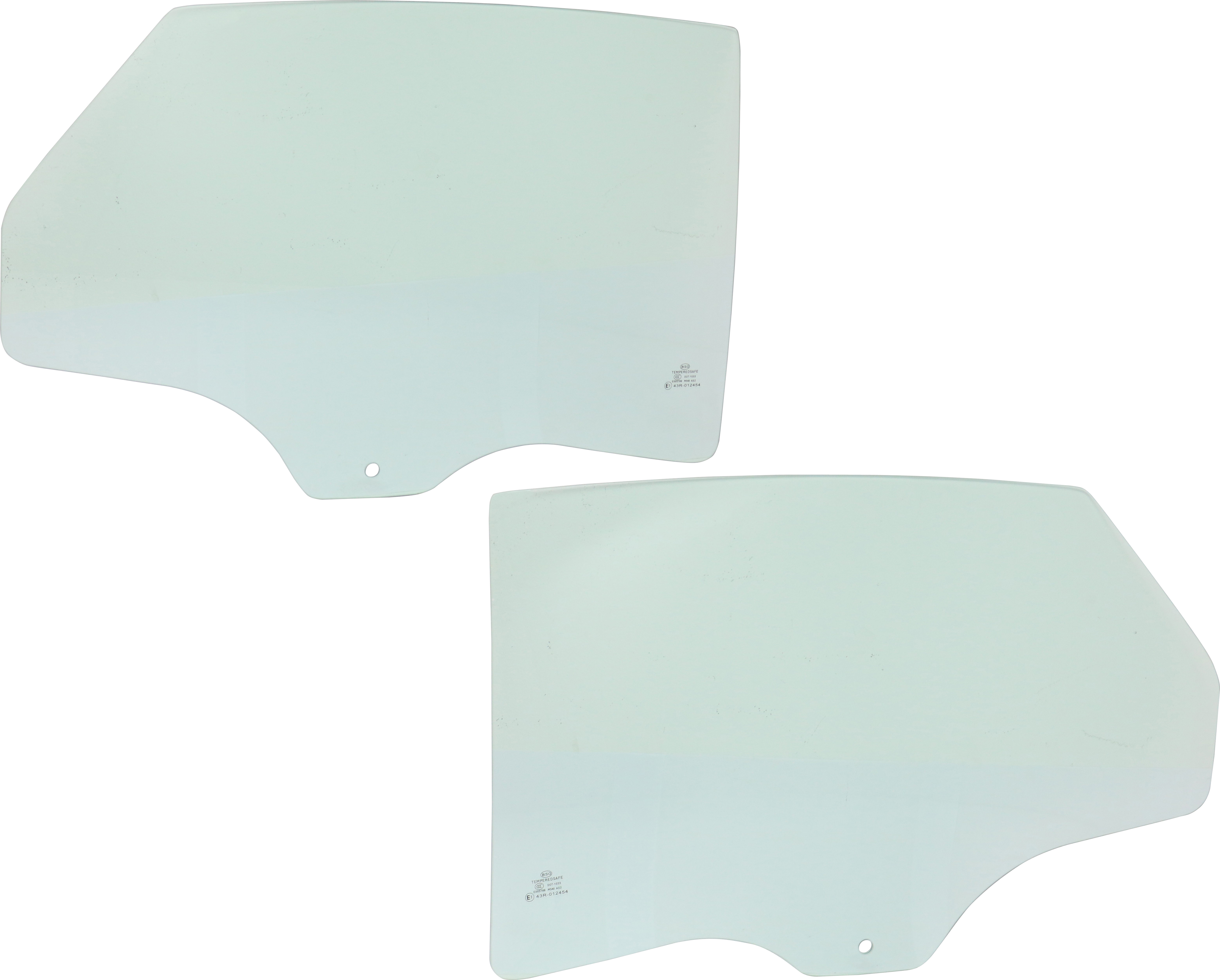 AM FUSION 13-20 POLICE RESPONDER HYBRID 19-20 REAR DOOR GLASS RH AND LH Green Tint SKU SET REPF481325 OEM DS7Z5425712A DD12055GTNN DS7Z5